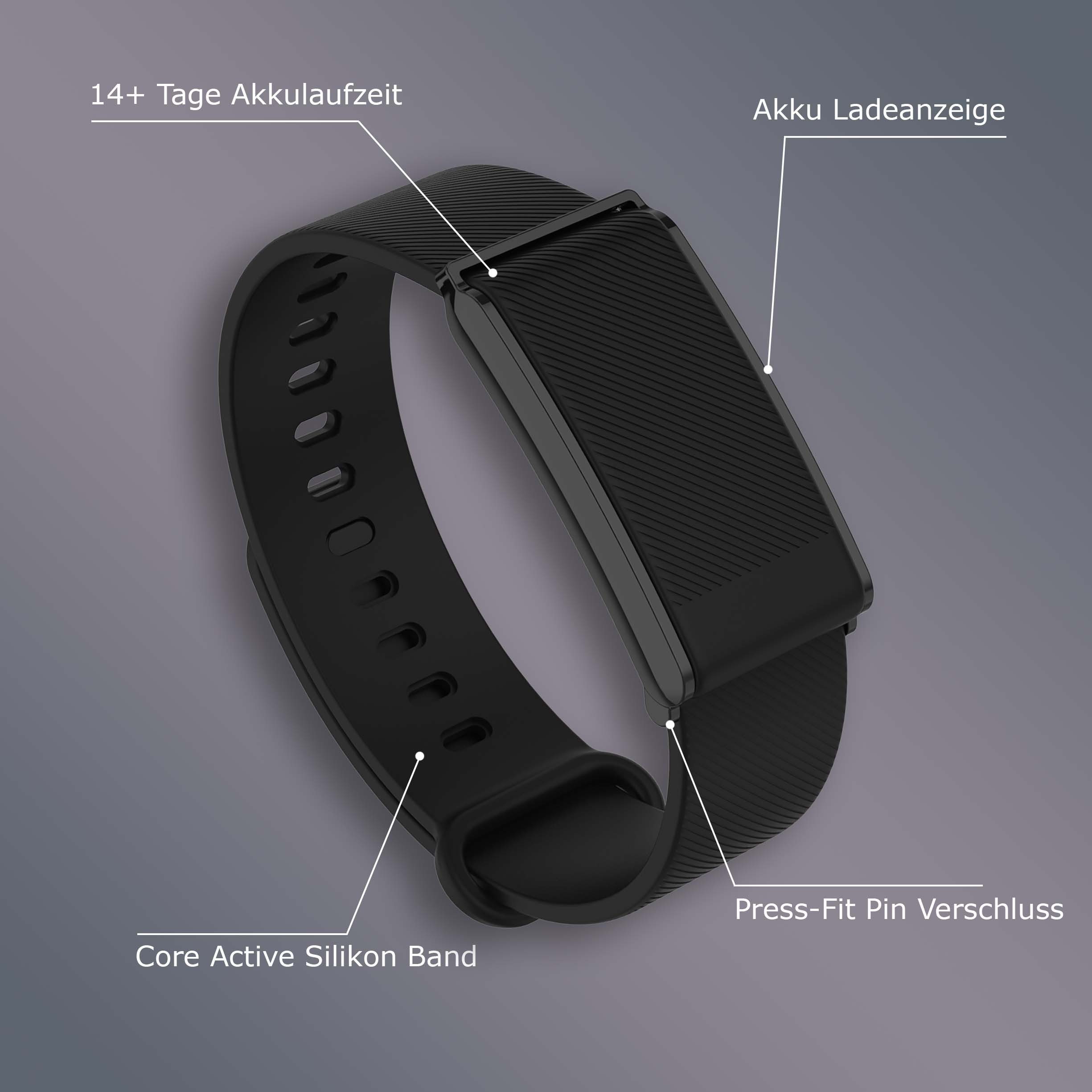 Northpoint Fitness-Tracker Smart Band Aktivitäts Emotions und Schlaftracker Wasserfest