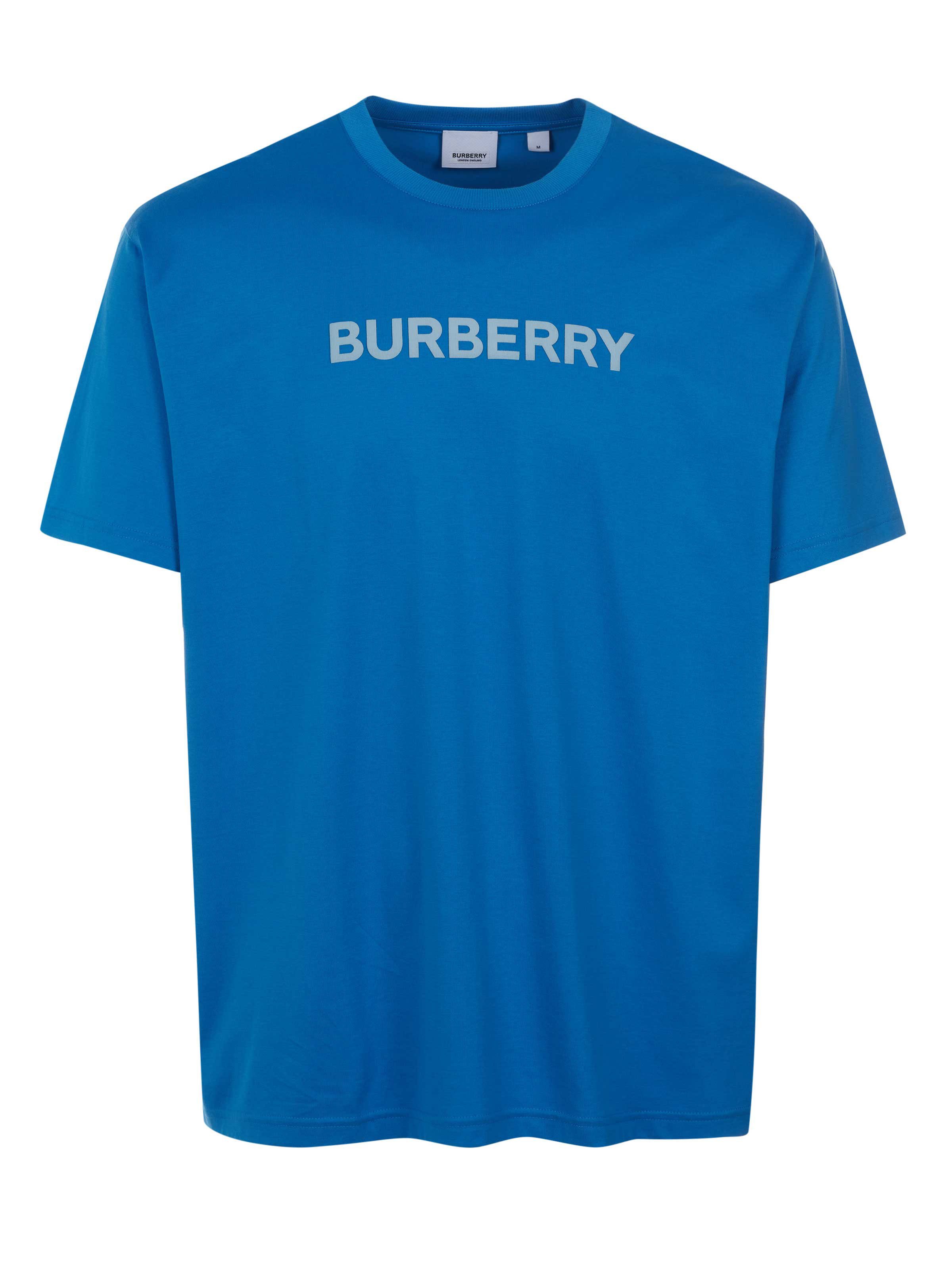BURBERRY T-Shirt Burberry HARRISTON T-Shirt blau