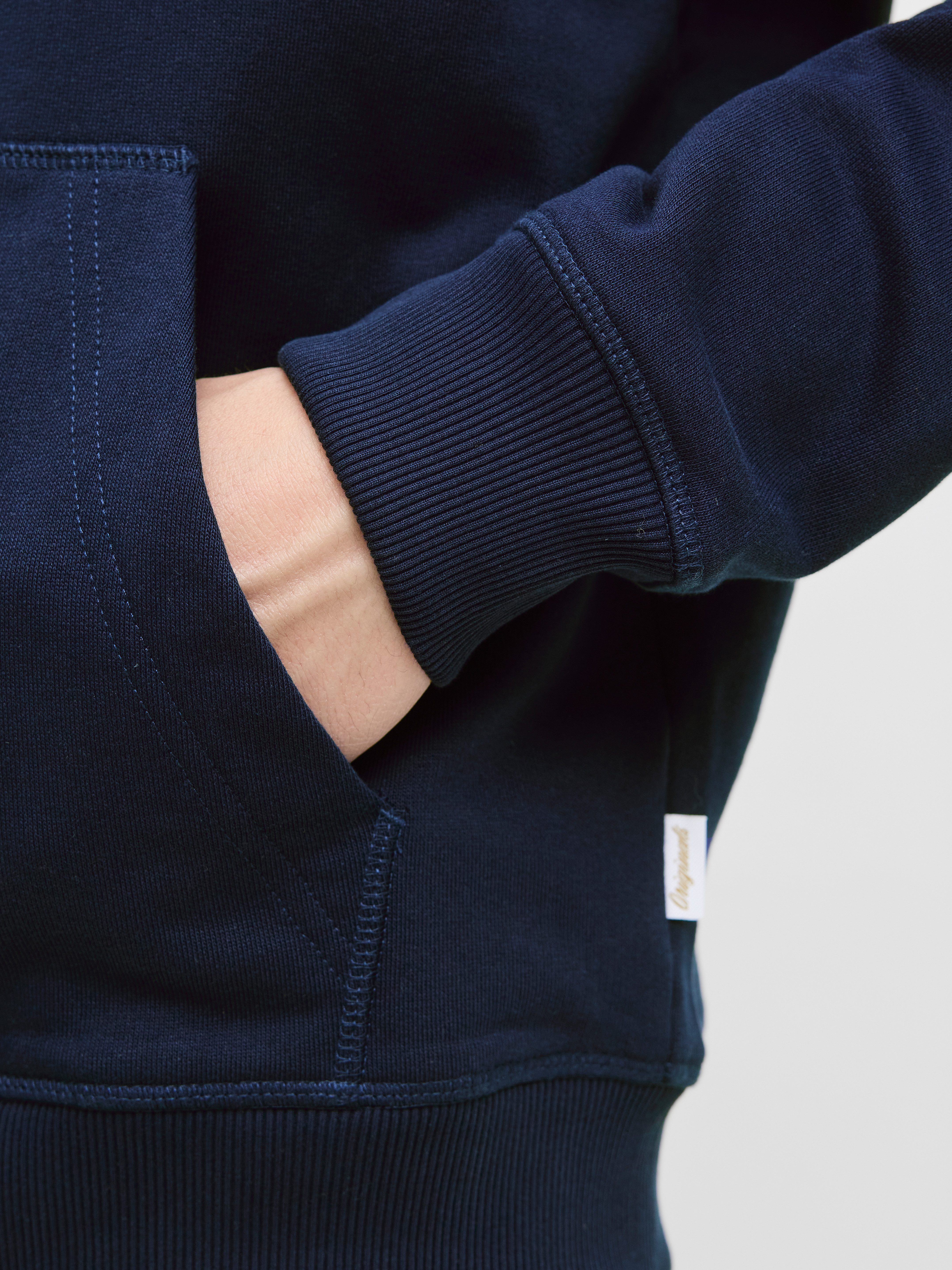 Jack & Jones Kapuzensweatshirt JORNORREBRO EMB SWEAT ZIP HOOD NOOS mit Stic günstig online kaufen