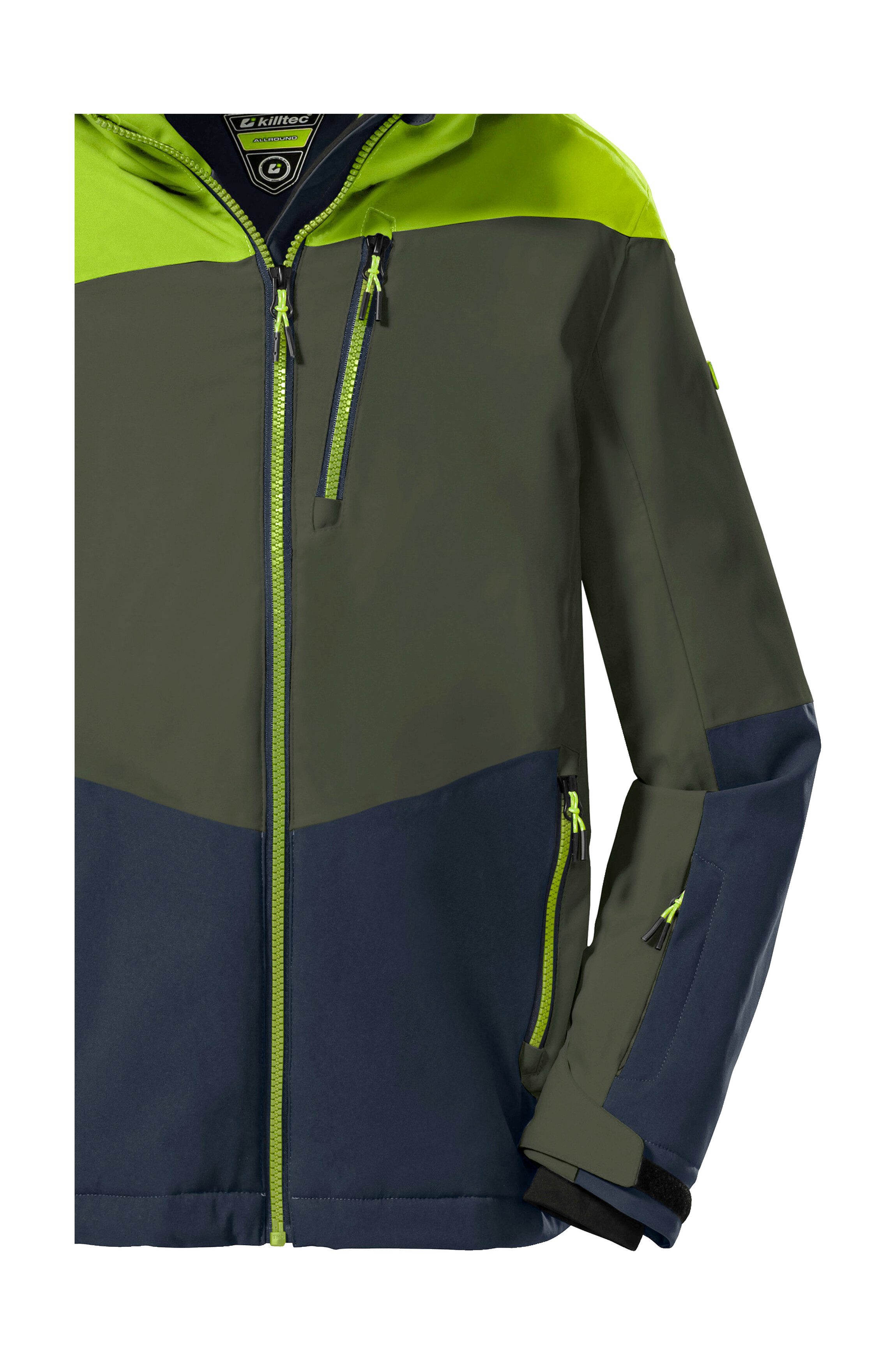 Killtec Skijacke KSW 161 BYS SKI JCKT Wasserdichte, atmungsaktive Skijacke mit abnehmbarer Kapuze
