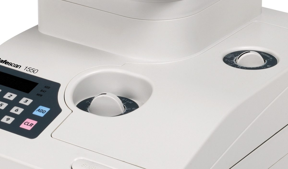 SAFESCAN Geldkassette Münzzähler 1550 grau