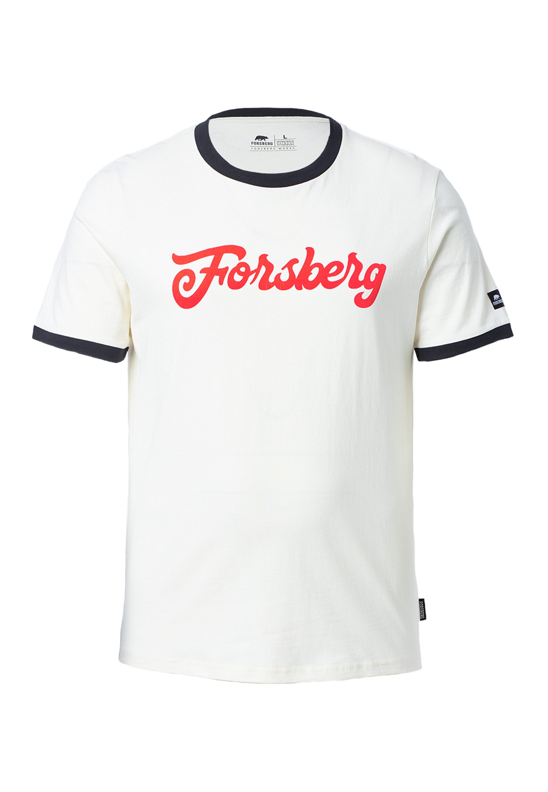 FORSBERG T-Shirt mit Vintage Logo günstig online kaufen