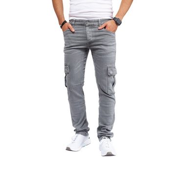 Styleko Chinohose Herren Cargohose Cargo Jeans Hose für Männer Jungen Regular Slim fit Denim Destroyed Jogger Freizeithose Casual Jeans Pants Jeans Herren Stretch 8004