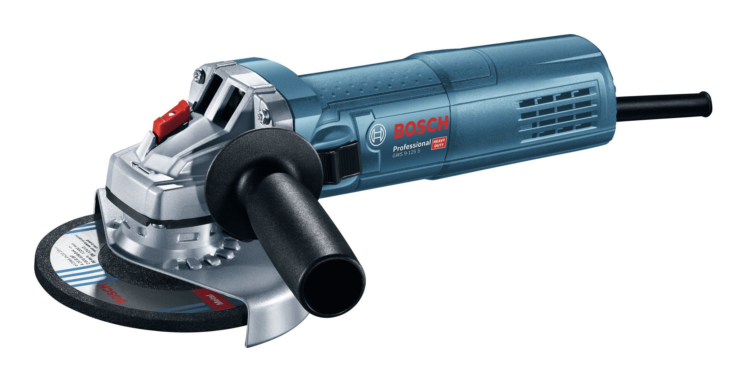 Bosch Professional Winkelschleifer GWS 9-125 S, max. 11000 U/min, Mit Aufnahmeflansch - im Karton
