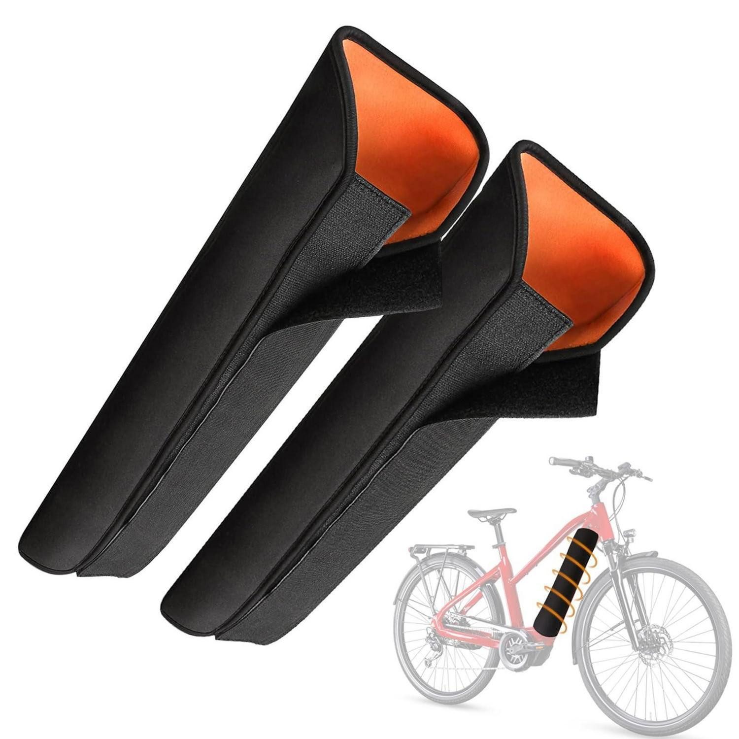 LuxusKollektion Akku-Schutzhülle E-Bike Akku Schutzhülle 2er Set wasserdicht für Rahmen 28-36 cm
