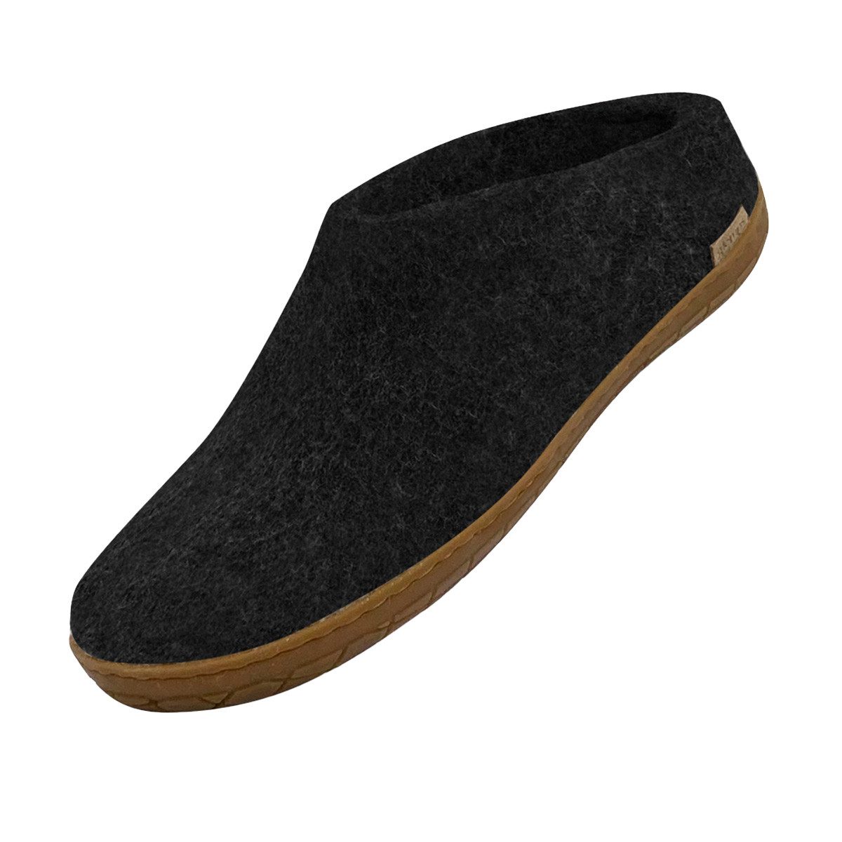 glerups dk Naturkautschuksohle Pantoffel (1-tlg) Pantoffeln - Aus 100% reiner Naturwolle, Schützt vor Geruch