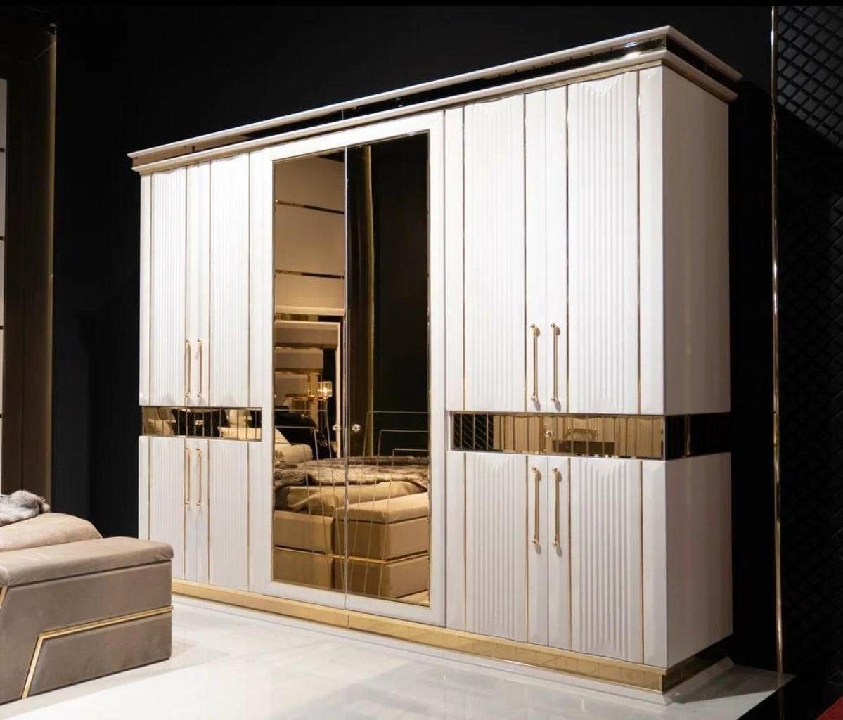 Schrank weiß Europa JVmoebel Kleiderschrank nur Schlafzimmer Material Made Kleiderschrank Kleiderschrank) Modern Holz in Luxus 1x (1-St.,