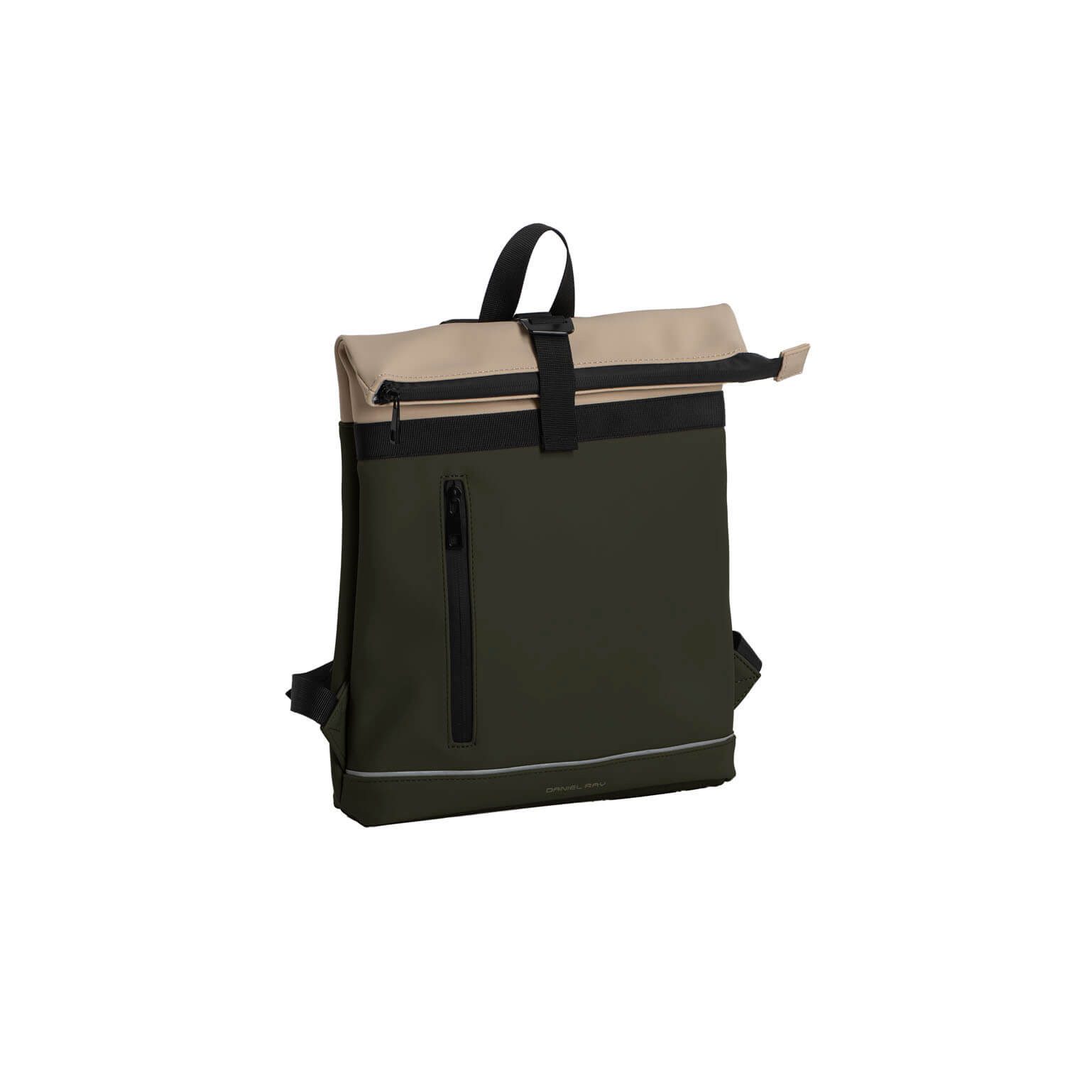 Daniel Ray Freizeitrucksack, Rolltop-Rucksack Seattle - Moderner PU-Rollrucksack