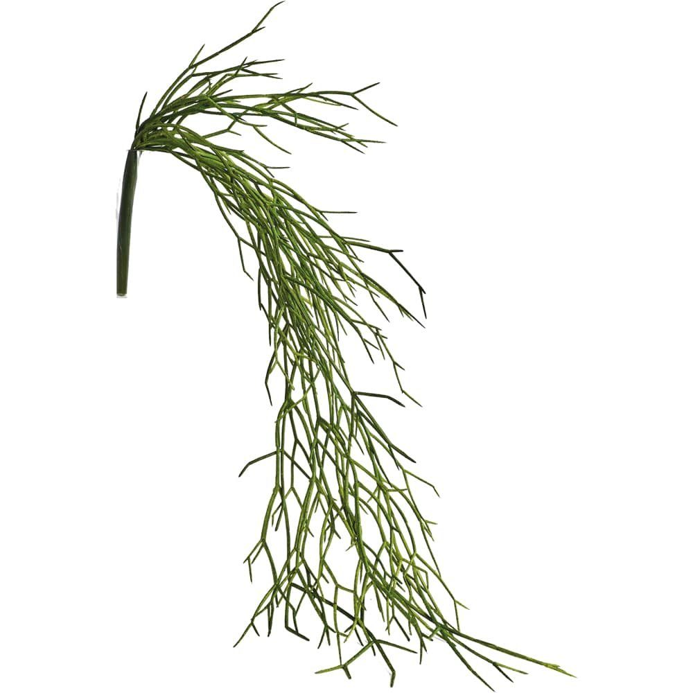 Kunstblume Grashänger Hängepflanze Kunstpflanze Kunststoff grün 60 cm, matches21 HOME & HOBBY, Höhe 60 cm