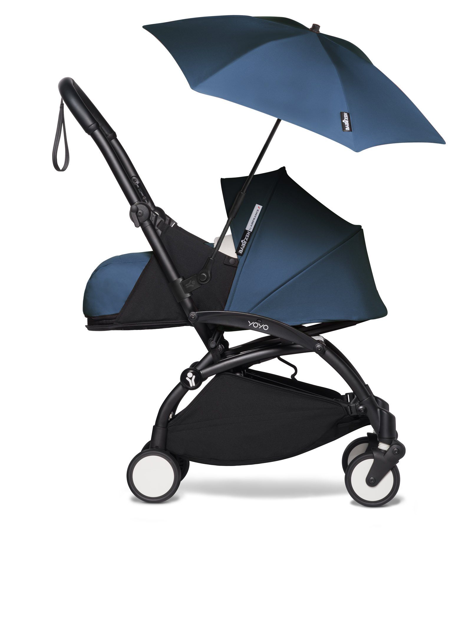 / Regenschirm YOYO Navy BABYZEN das für Blue Gestell Sonnenschirm Kinderwagenschirm