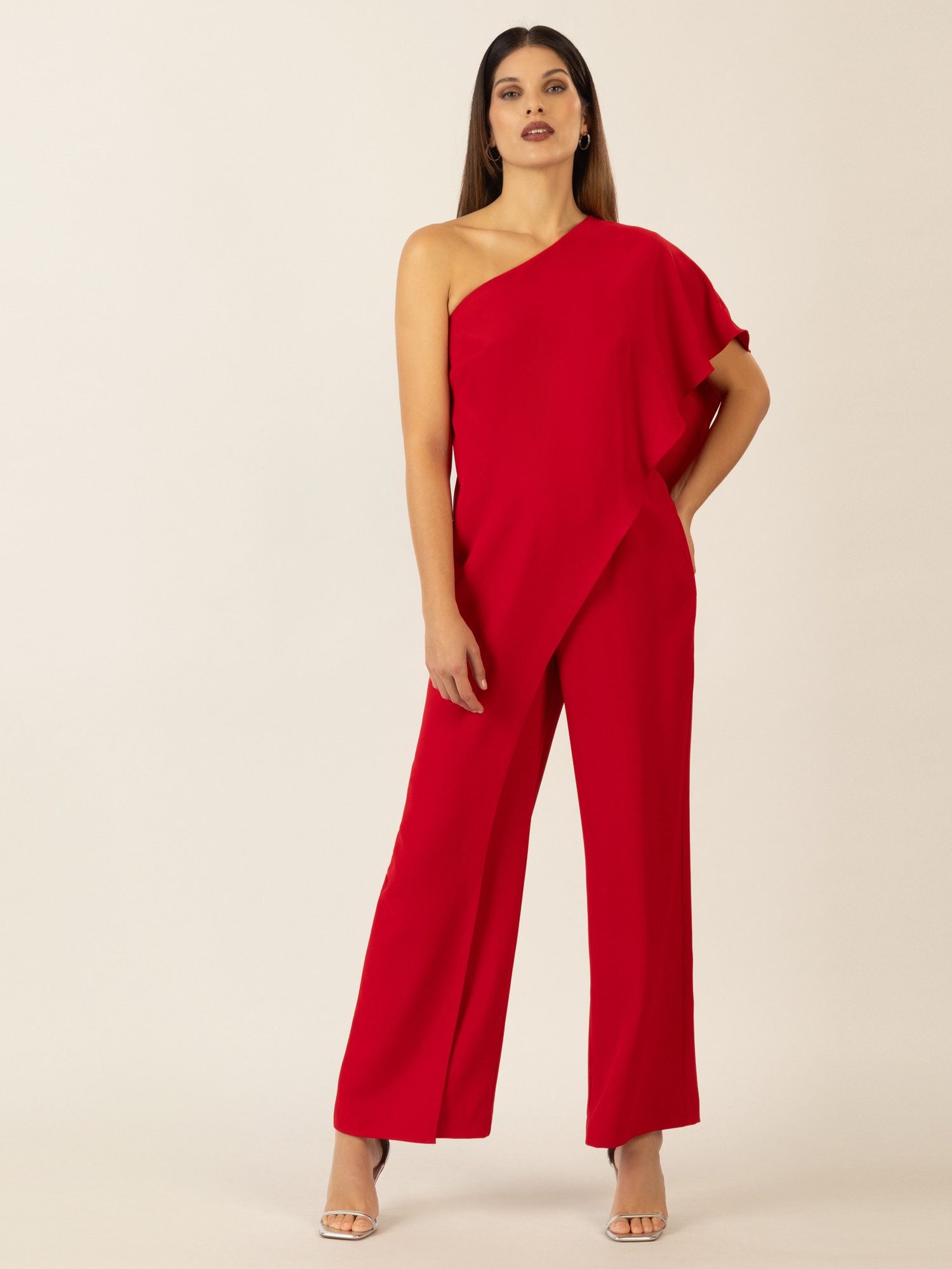 Apart Jumpsuit aus einer leicht körnigen günstig online kaufen