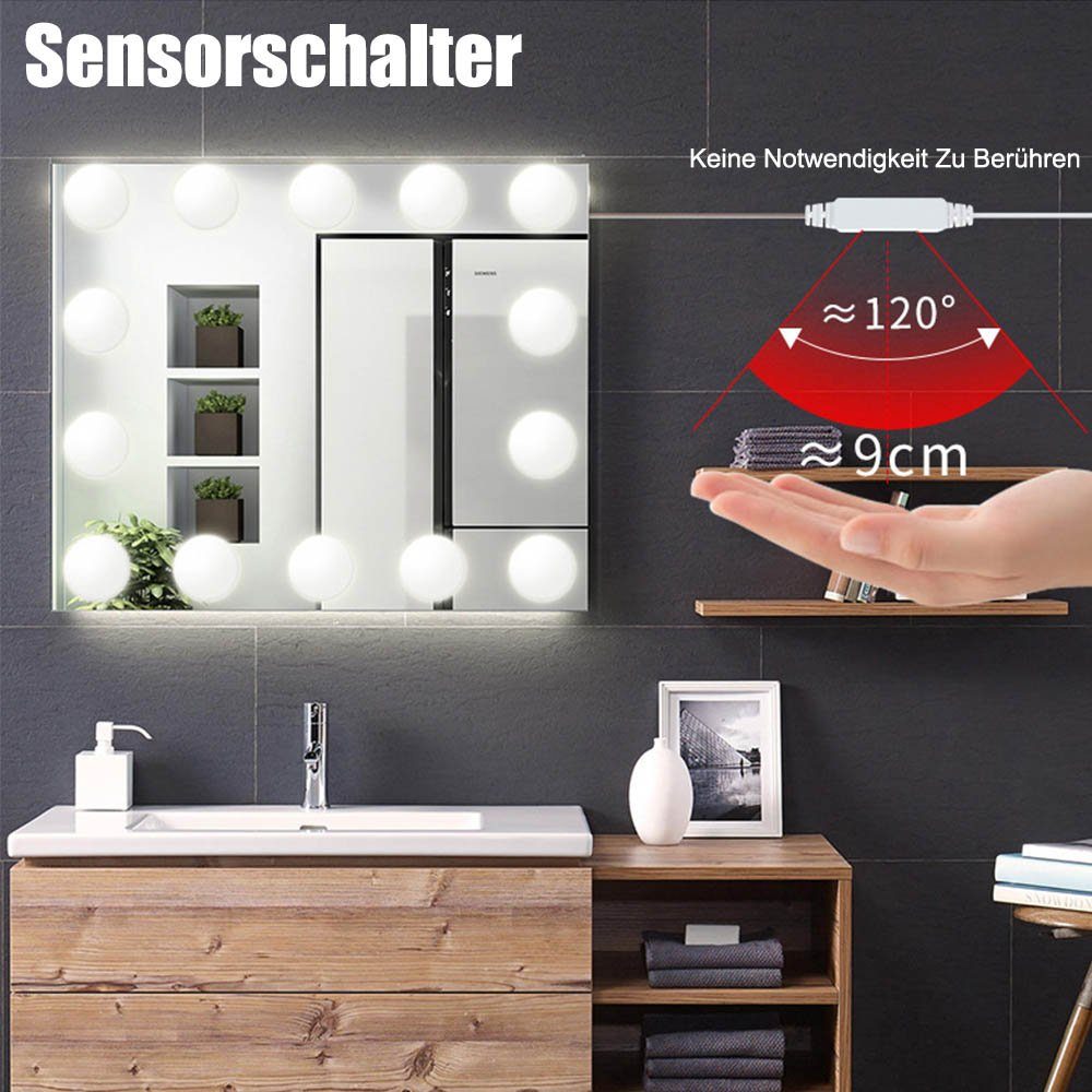 Rosnek LED Spiegelleuchte Touch/Sensor-Schalter, dimmbar, für günstig online kaufen