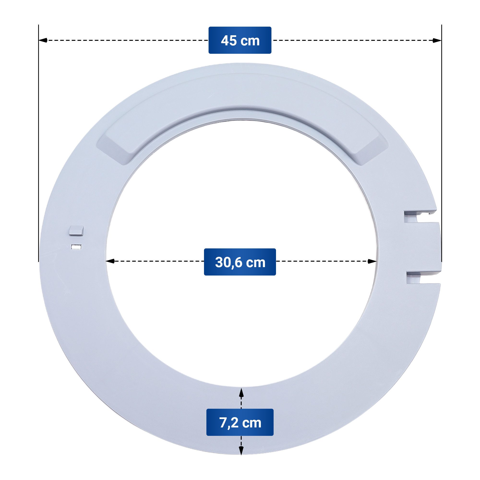 BOSCH Montagezubehör Türring Bosch 20001372, innen für Waschmaschine Frontlader – Bild 5 von 5