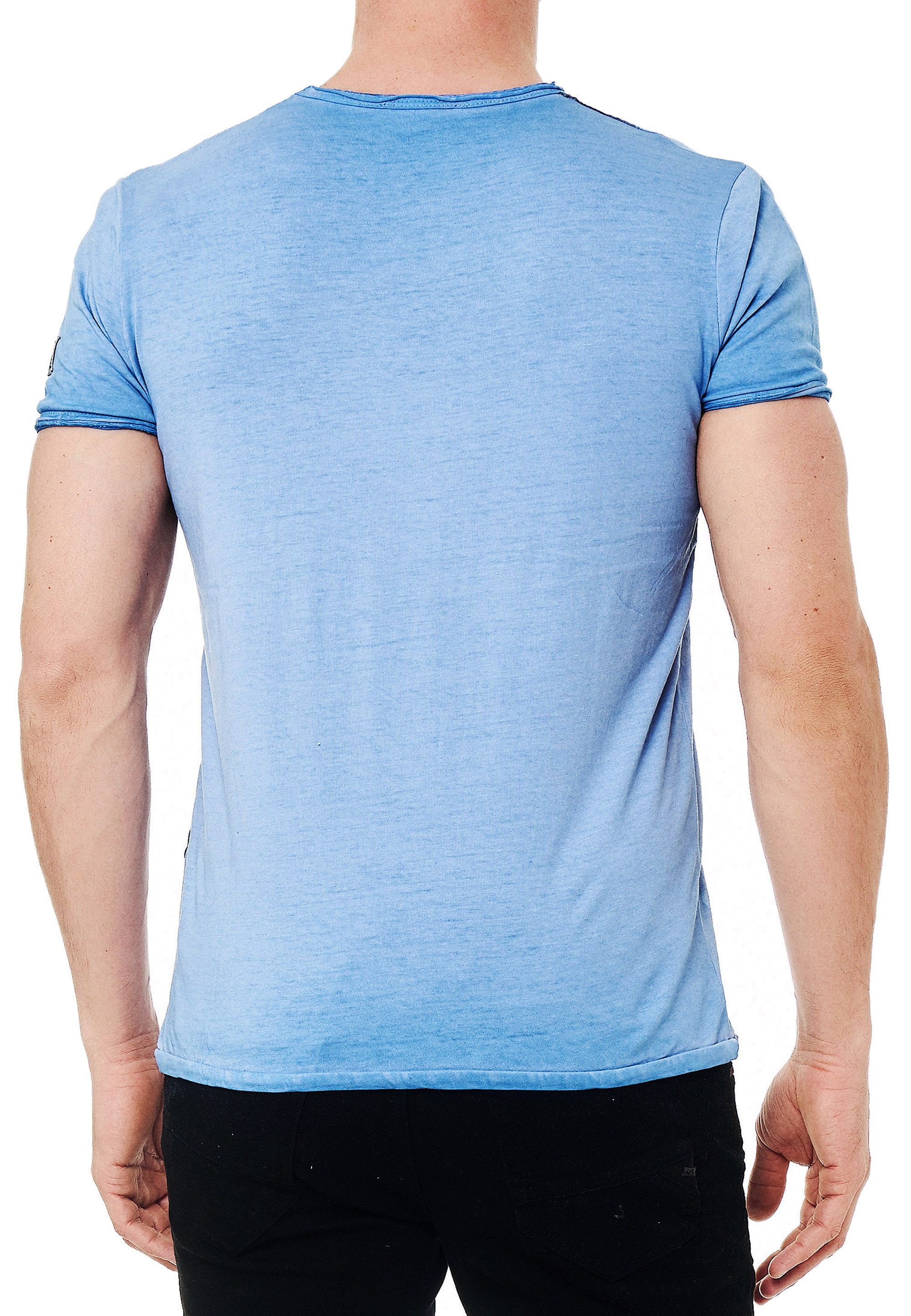 R-NEAL T-Shirt T-Shirt Rundhals USA Eagle günstig online kaufen