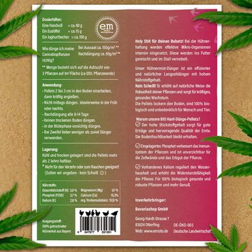 EMISTO Spezialdünger EMISTO BIO Cannabis Dünger • Organische Hanf Dünger Pellets • 500 Gr.