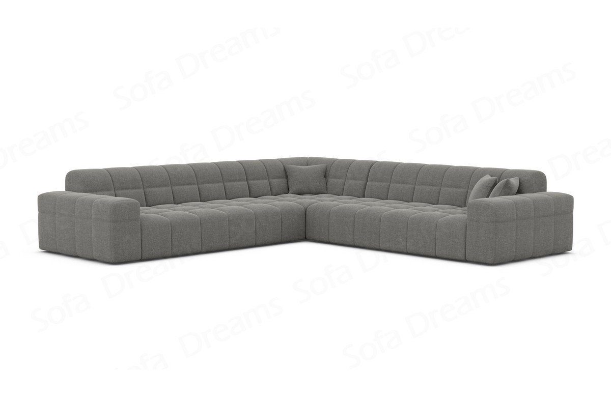 Sofa Samtsofa Dreams Luxus Stoff Ecksofa Sofa Ibiza Form L Eckcouch Modern Polsterecksofa