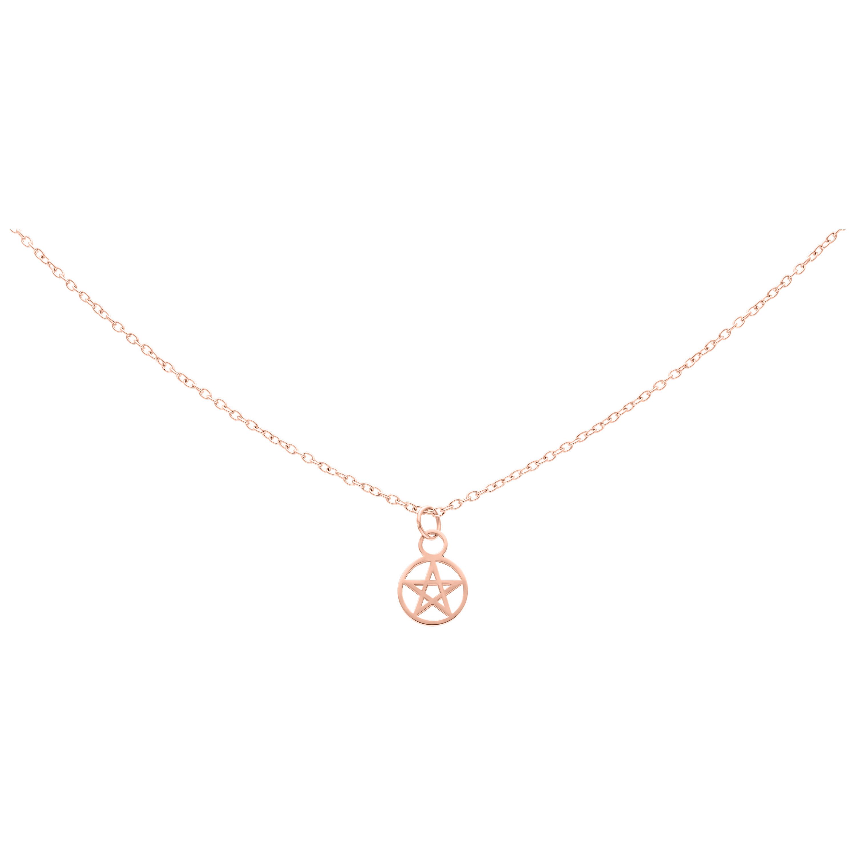 Wildcat Kette mit Anhänger Little Pentagram Star Kette, wasserfest, langleb günstig online kaufen