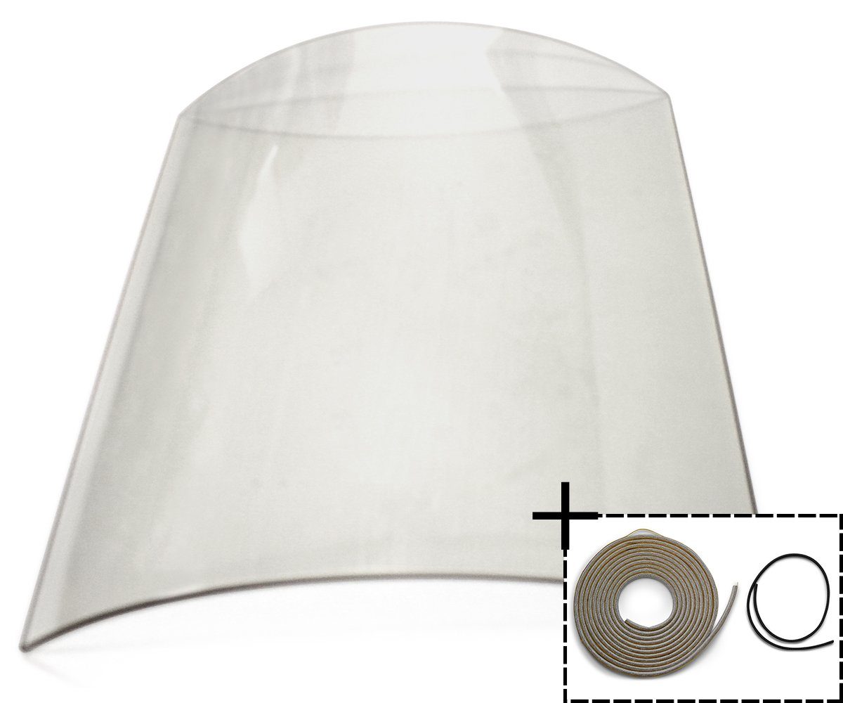 kaminXpert Kaminofen-Sichtscheibe für Lotus 5000 Kaminofen Ersatzteil Ofenglas