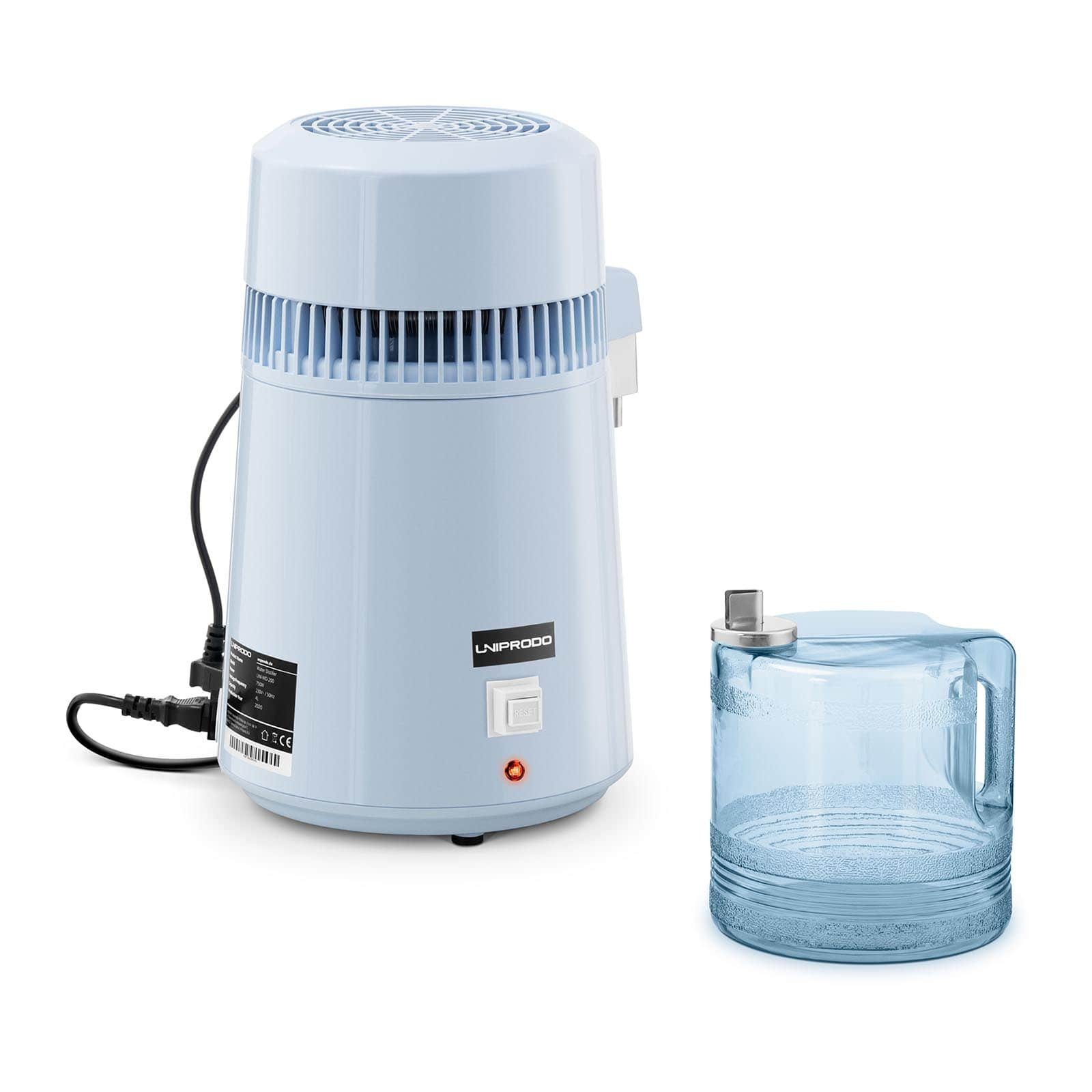 Uniprodo Wasserfilter Destilliergerät Wasser Wasserdestilliergerät  Wasserdestillierer 4 L, praktisch – im Handumdrehen reines Wasser ohne  Schadstoffe und Verschmutzungen