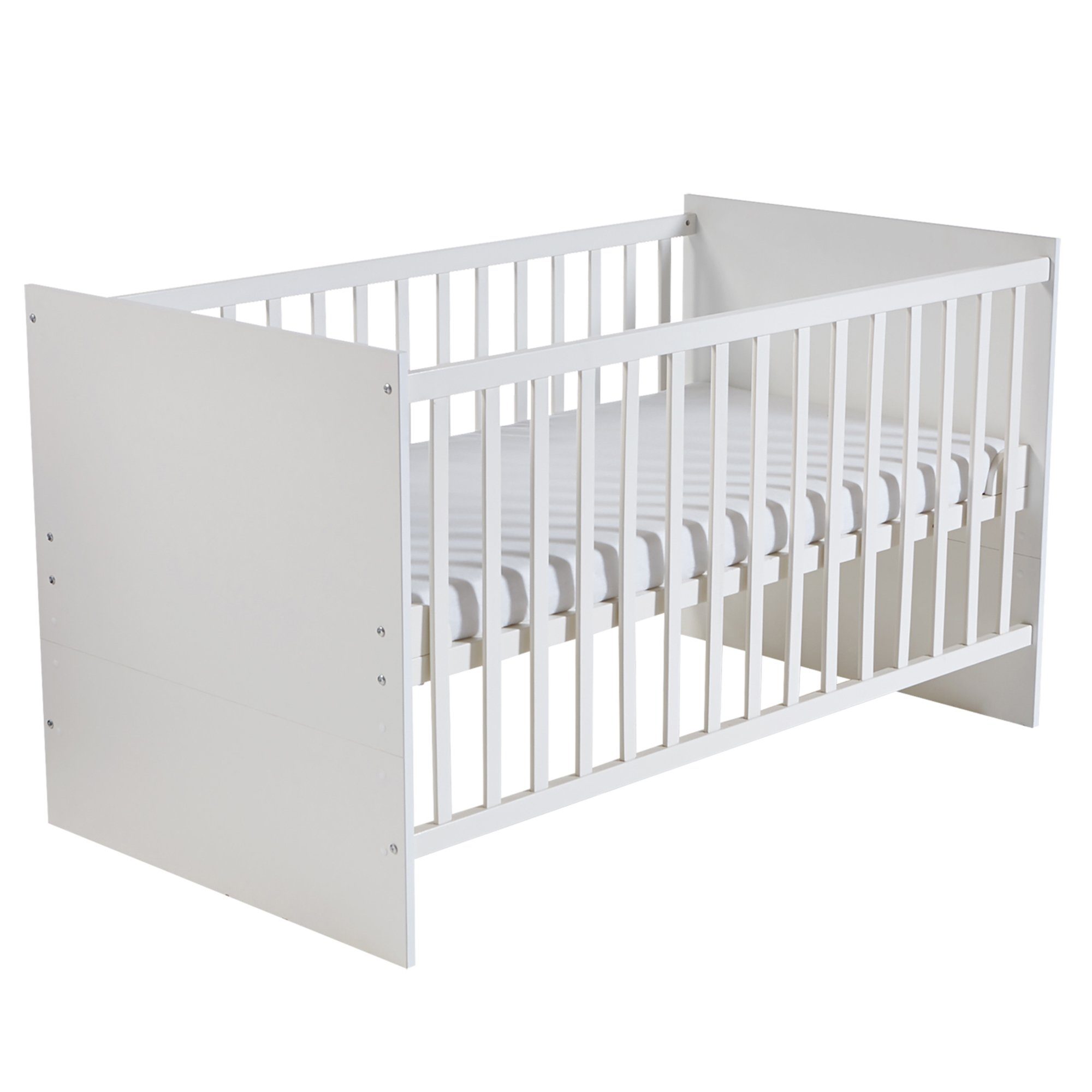 roba® Maren baby room complete set, crib, changing table & 3-door wardrobe, convertible