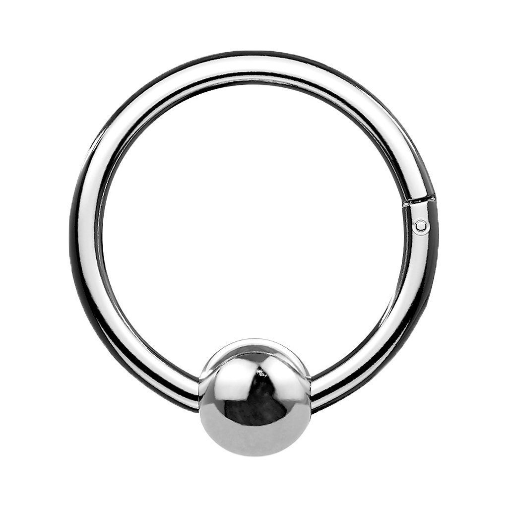 Taffstyle Nasenpiercing Piercing Segmentring Scharnier Clicker mit Kugel, R günstig online kaufen