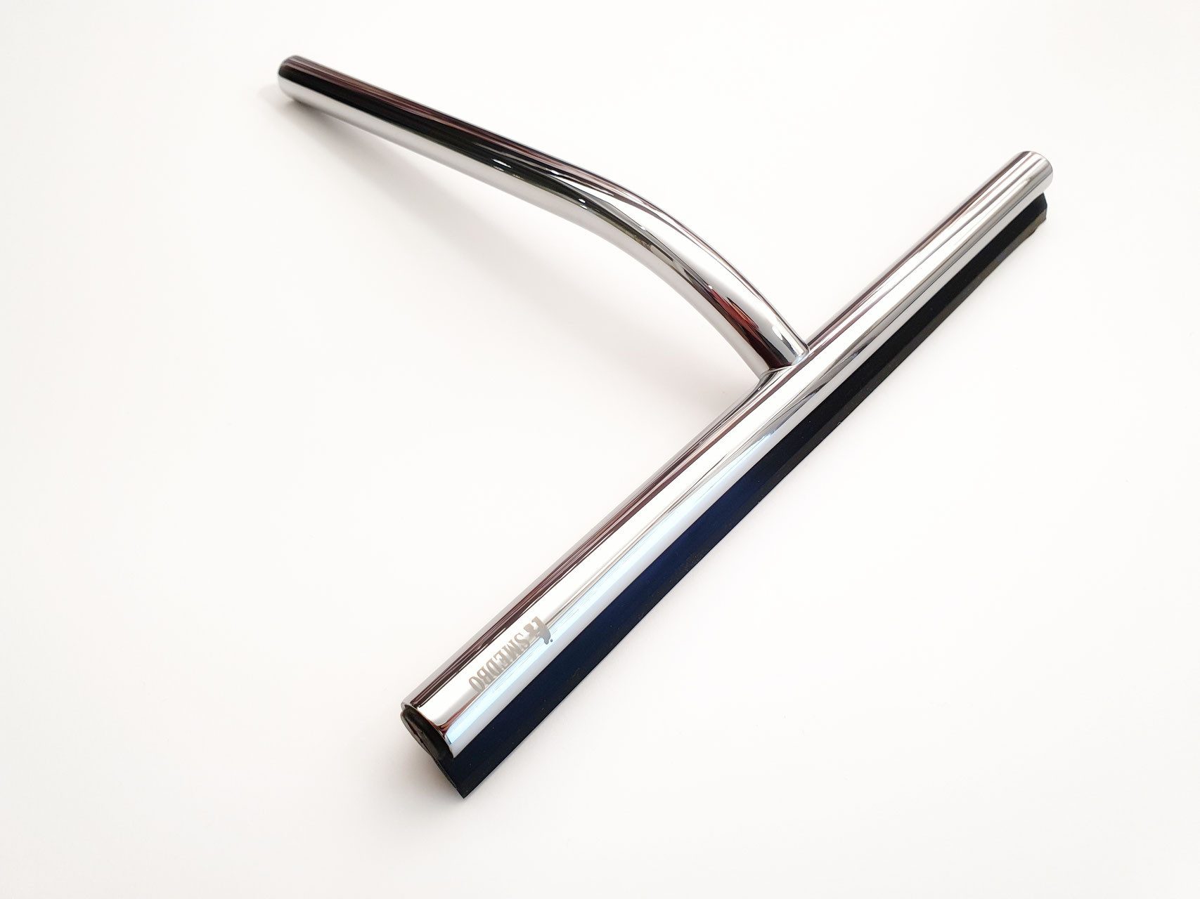 Smedbo Duschabzieher Duschabzieher (Wischer), runder Griff mit Biegung DK2140, Wischerbreite: 240 mm, Höhe: 200 mm
