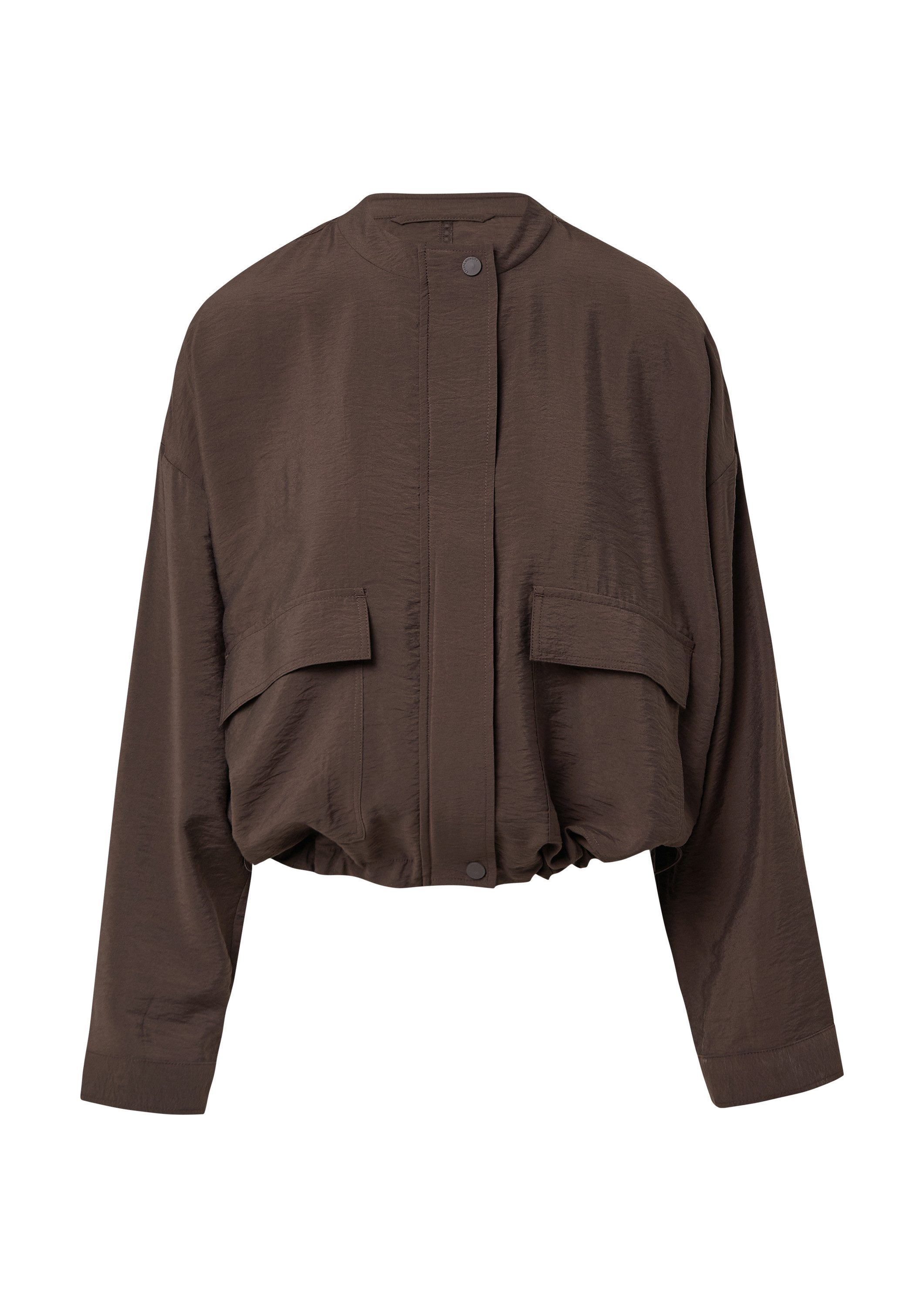 comma Funktionsjacke Indoor-Jacke Lässiger Blouson im Boxy Fit mit Stehkrag günstig online kaufen