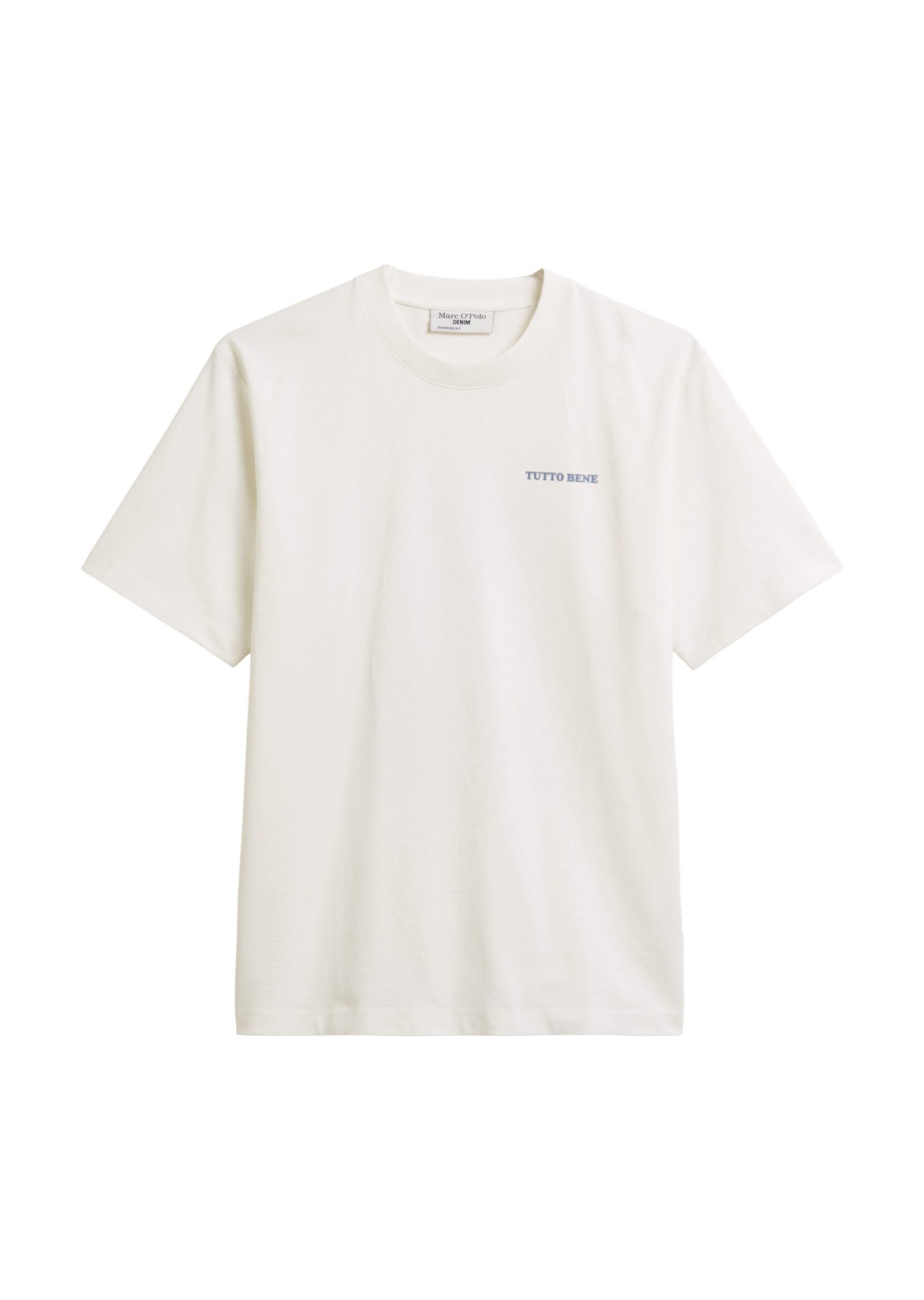 Marc O'Polo DENIM Kurzarmshirt T-Shirt, SSL, F+B Print, Oversized