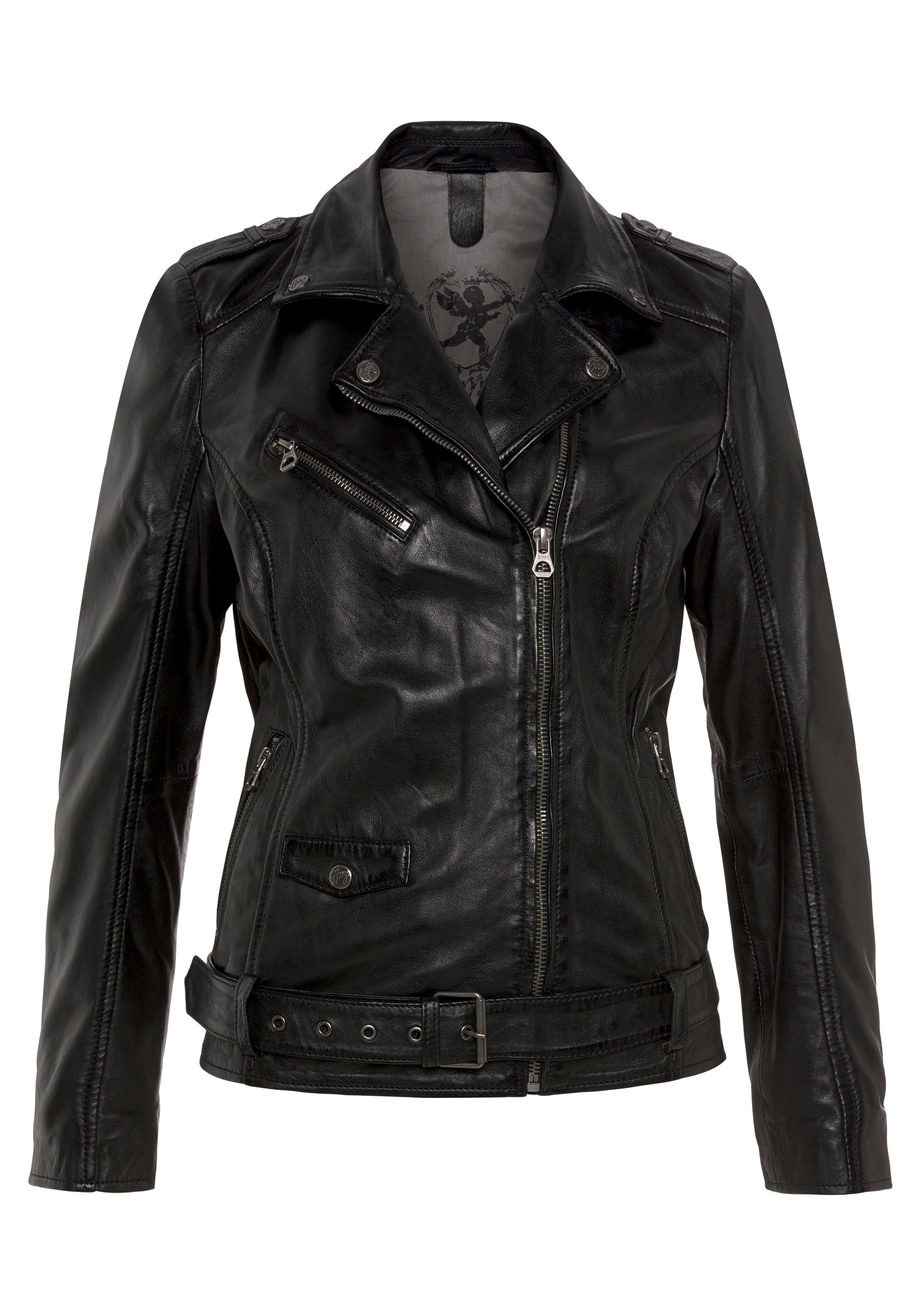 Gürtel AUBREE Lederjacke Bikerjacke lässige mit Gipsy