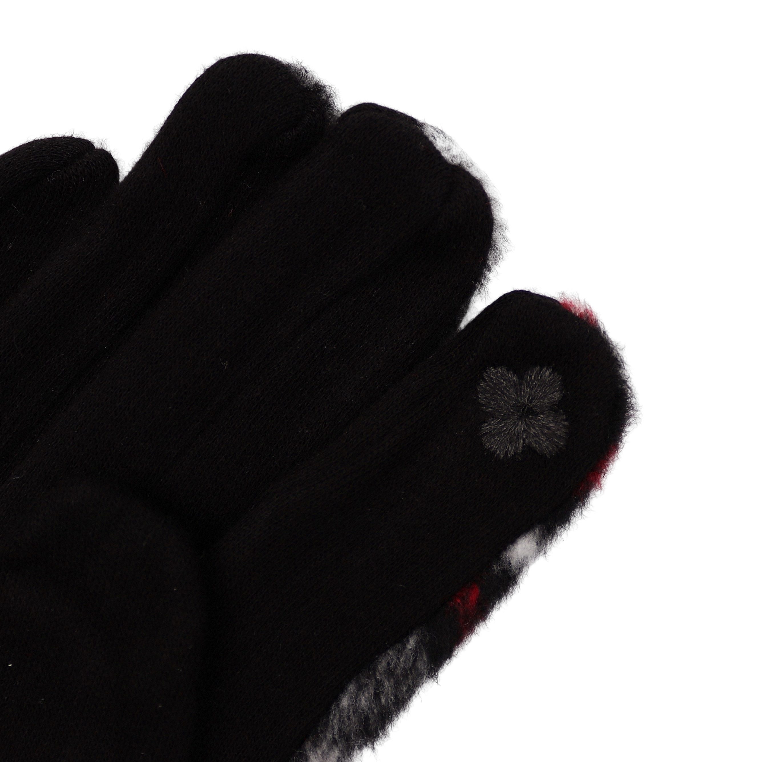 MIRROSI Fleecehandschuhe Damen Touchscreen Handschuhe gefüttert Warm ONESIZE aus Stoff sehr weich und warm ideal für Herbst oder Winter