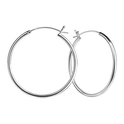 ALEXANDER YORK Creolen-Set CREOLEN 40 mm, 2-tlg., 925 Sterling Silber