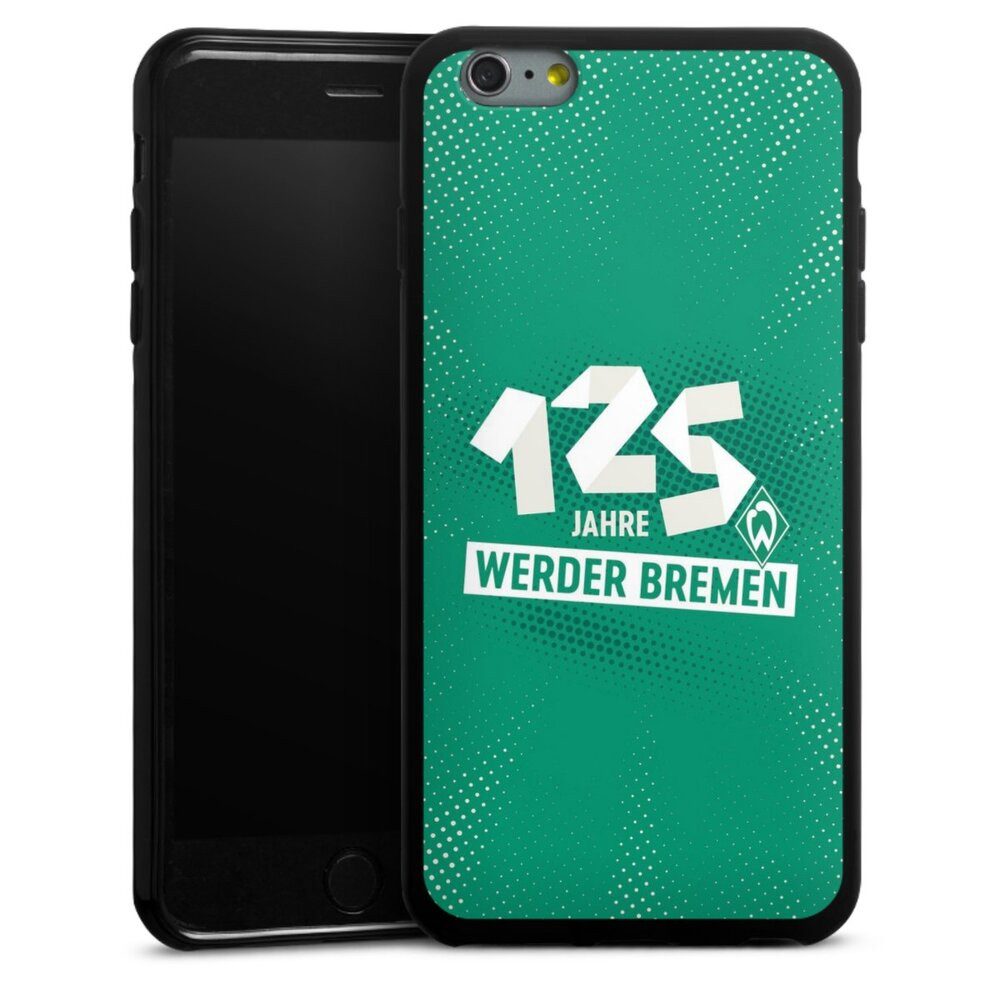 DeinDesign Handyhülle 125 Jahre Werder Bremen Offizielles Lizenzprodukt, Apple iPhone 6s Plus Silikon Hülle Bumper Case Handy Schutzhülle