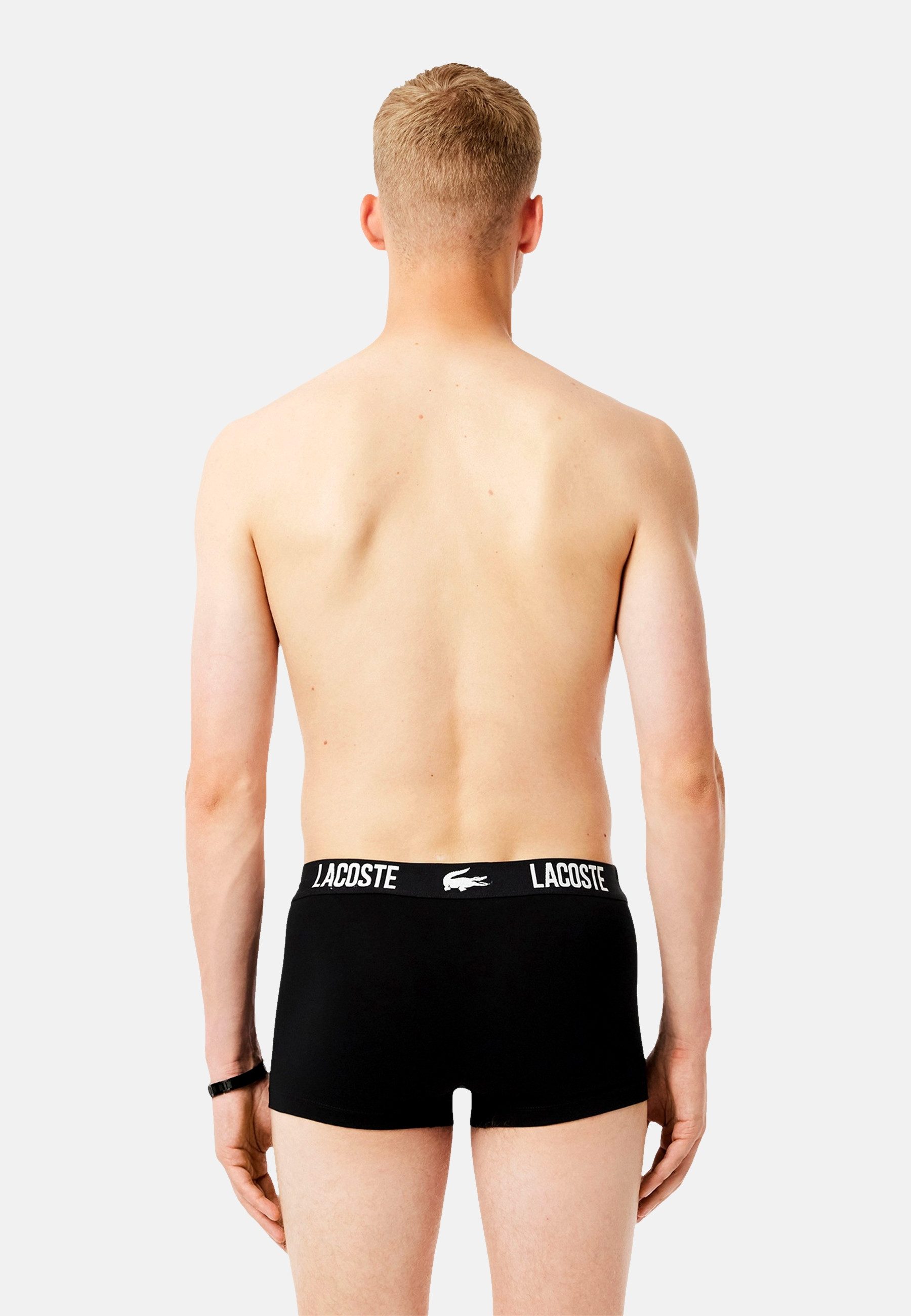 Lacoste Boxershorts Boxershorts Unterhosen 3-Pack (3-St)