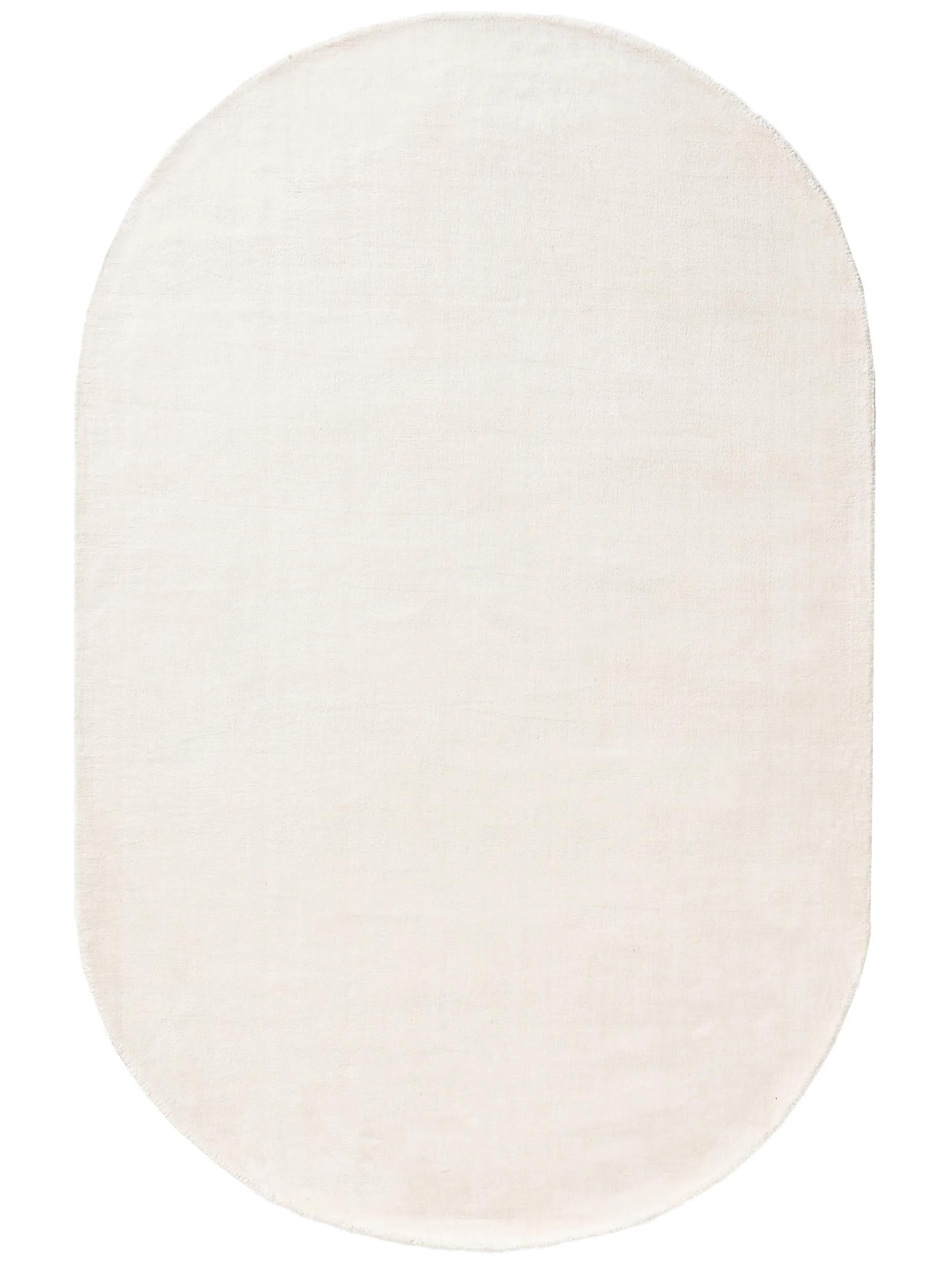 benuta Teppich Nela, oval, Höhe: 6 mm, Viskoseteppich,Teppich Wohnzimmer, Schlafzimmer, Esszimmer, Flur, Cozy