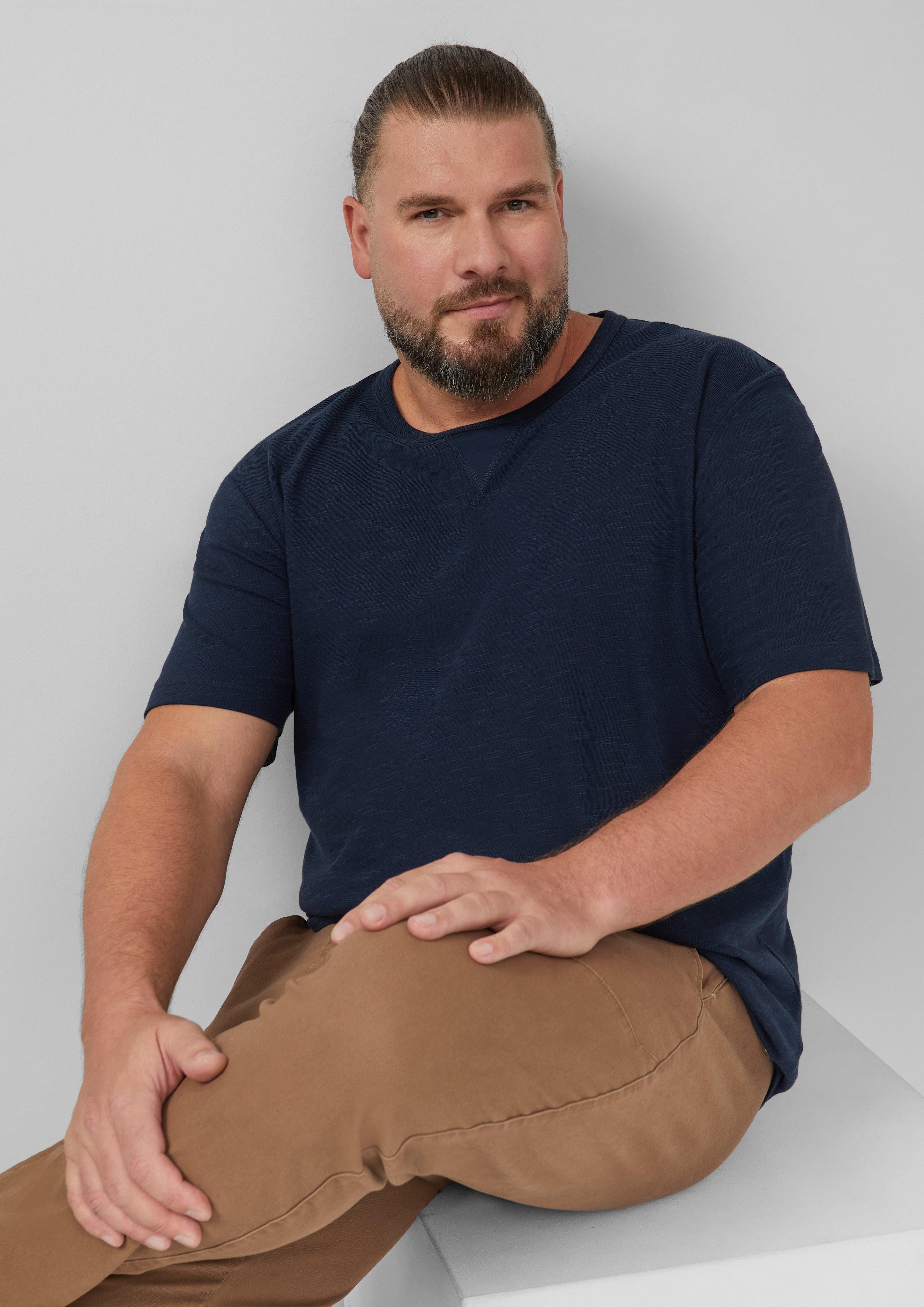 s.Oliver Kurzarmshirt T-Shirt aus Heavy Jersey günstig online kaufen