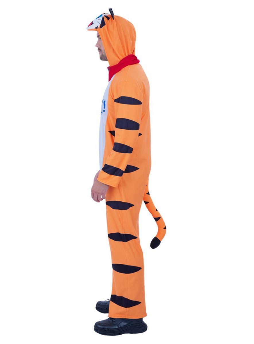 Smiffys Lebensmittel-Kostüm Kellogs – Frosties Tiger Kostüm, Tony der Tiger – das Maskottchen der Frosties Frühstücksflocken