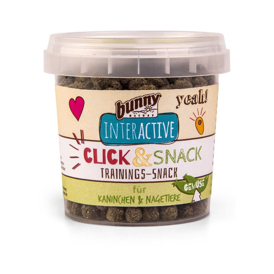 Bunny Nature bunnyInteractive Click & Snack - Trainings-Snack Gemüse 30 g, Snack für: Kleintier von Bunny Nature