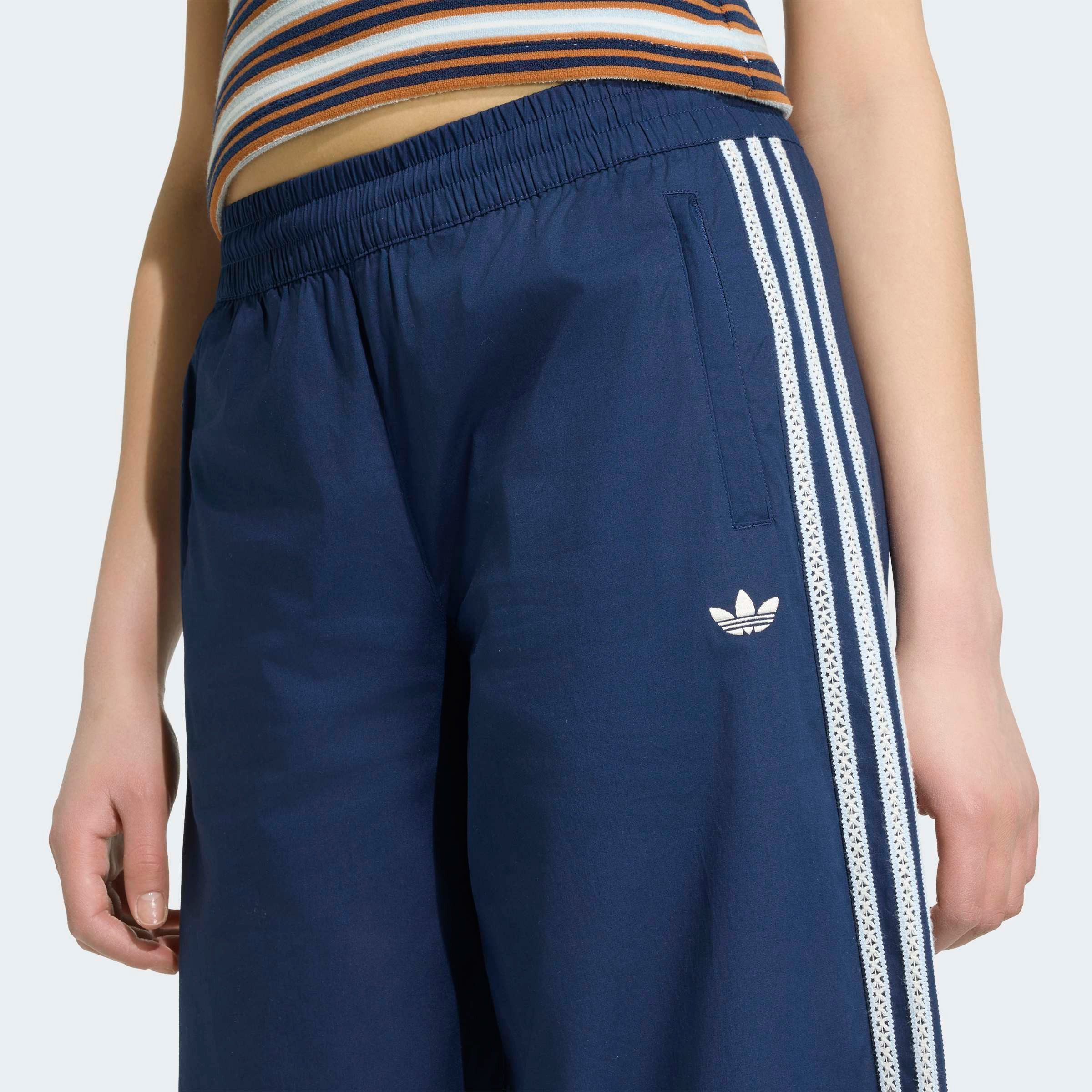adidas Originals Sporthose ADIDAS ORIGINALS SUMMER GLOW, WEITES BEIN für Erwachsene, mit Gummizug, aus Baumwolle, normal-weite Passform