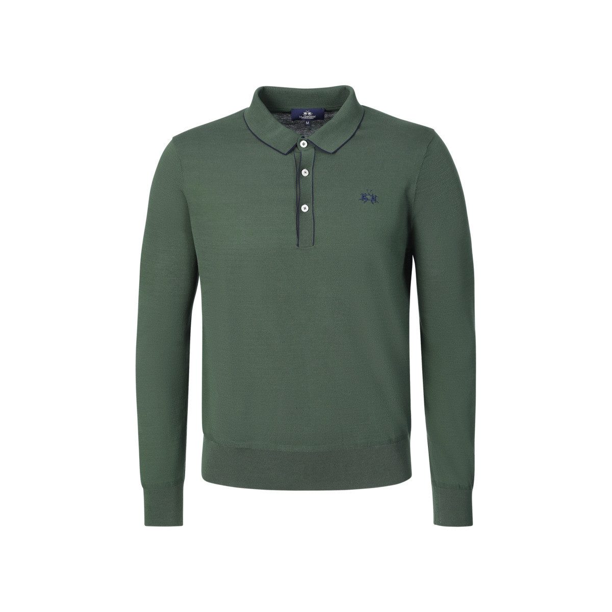 La Martina Langarm-Poloshirt MCS006 Herren Langarmshirt, Shirt, Poloshirt, Polohemd, Sportshirt