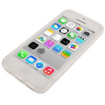 König Design Handyhülle Apple iPhone 5c, Apple iPhone 5c Handyhülle Backcover Transparent
