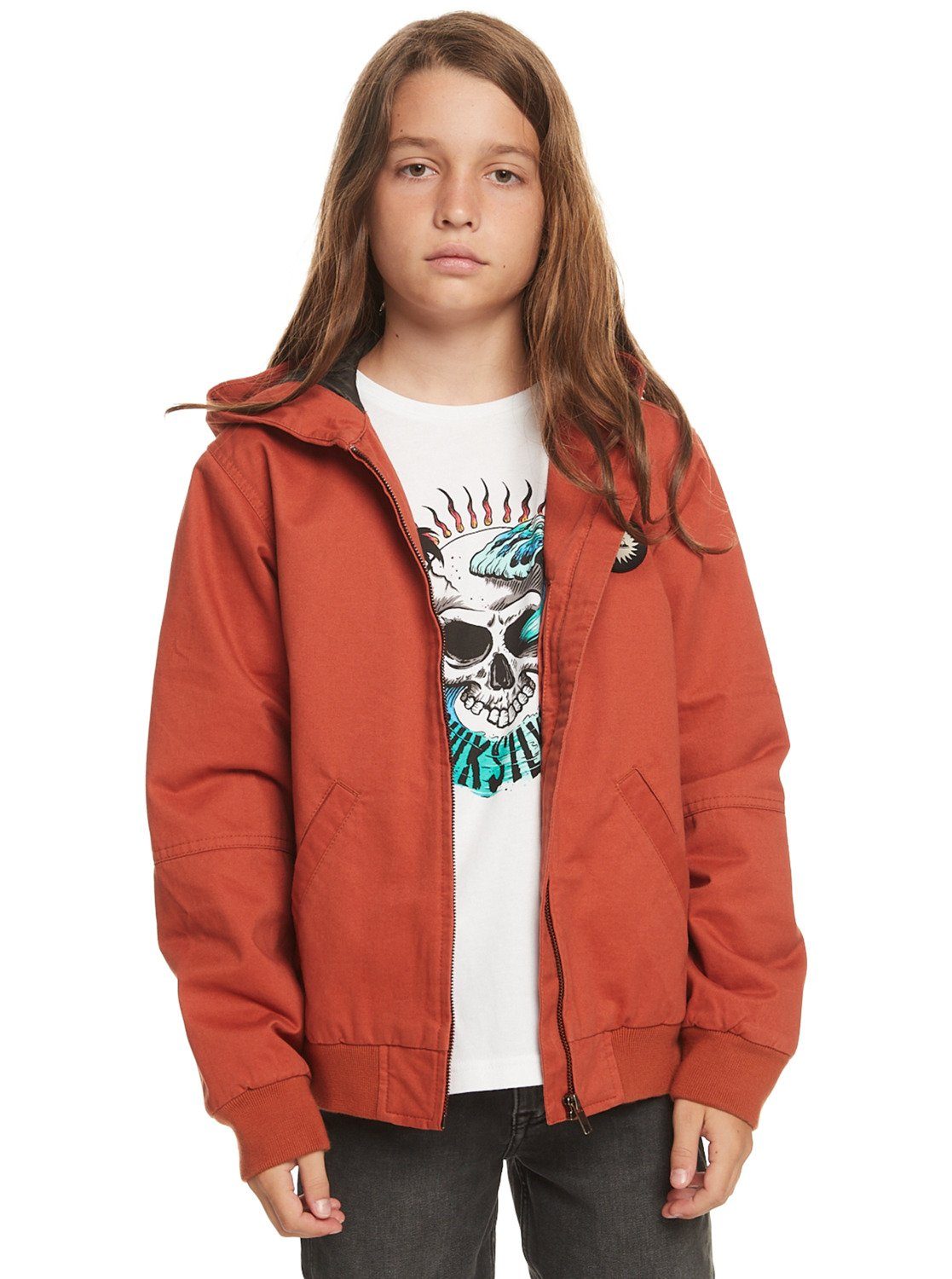Quiksilver Outdoorjacke Lets Go To School Baked Clay