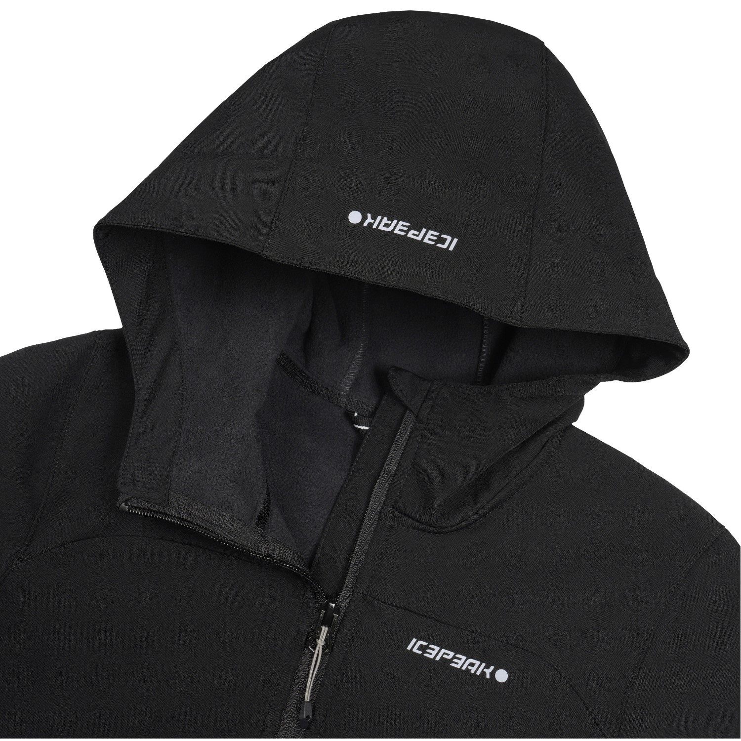 Icepeak Softshelljacke Übergangsjacke mit Kapuze Kobryn Jr