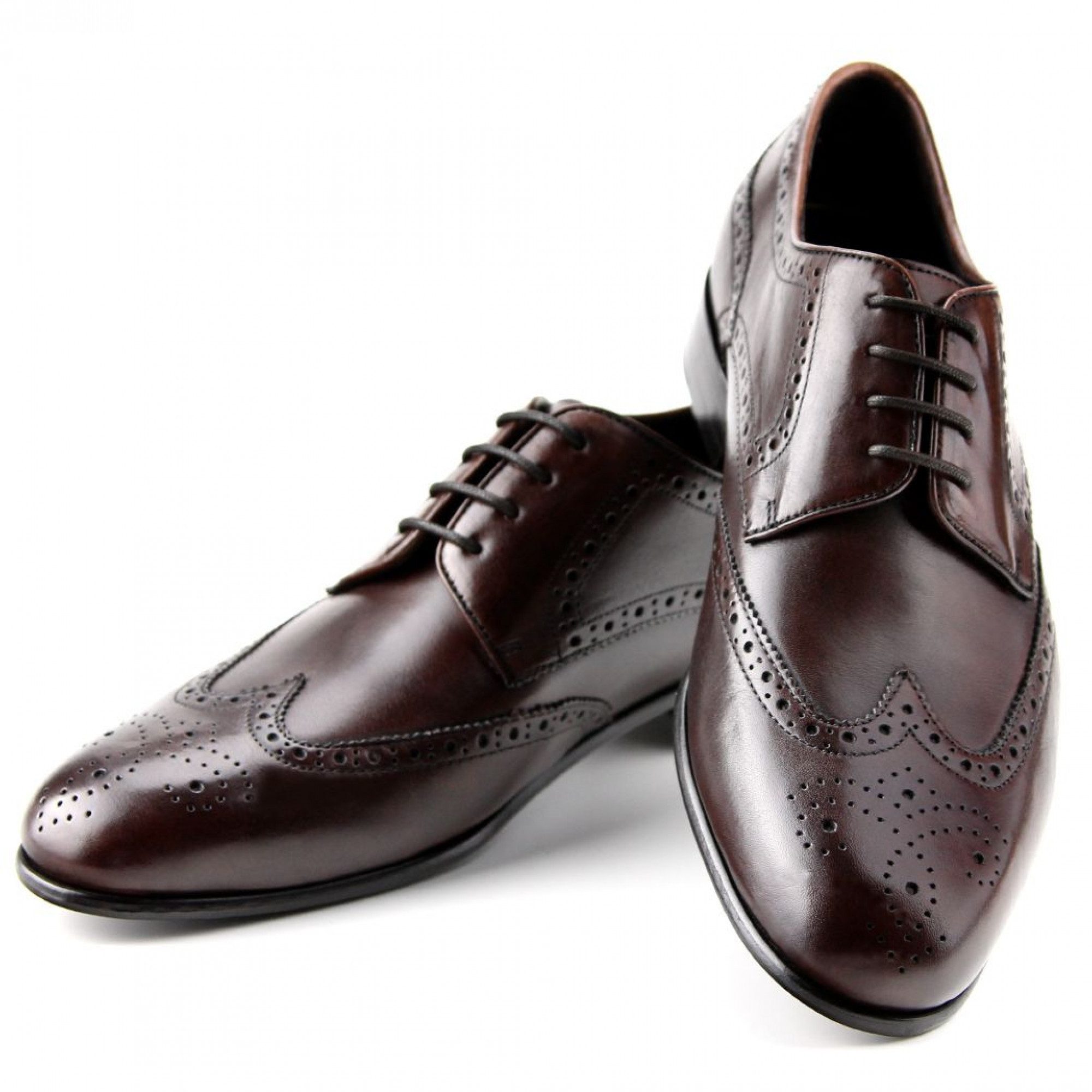 Prime Shoes Prime Shoes LAKE CITY Herren Budapester Braun Crust Caffé Schnürschuh