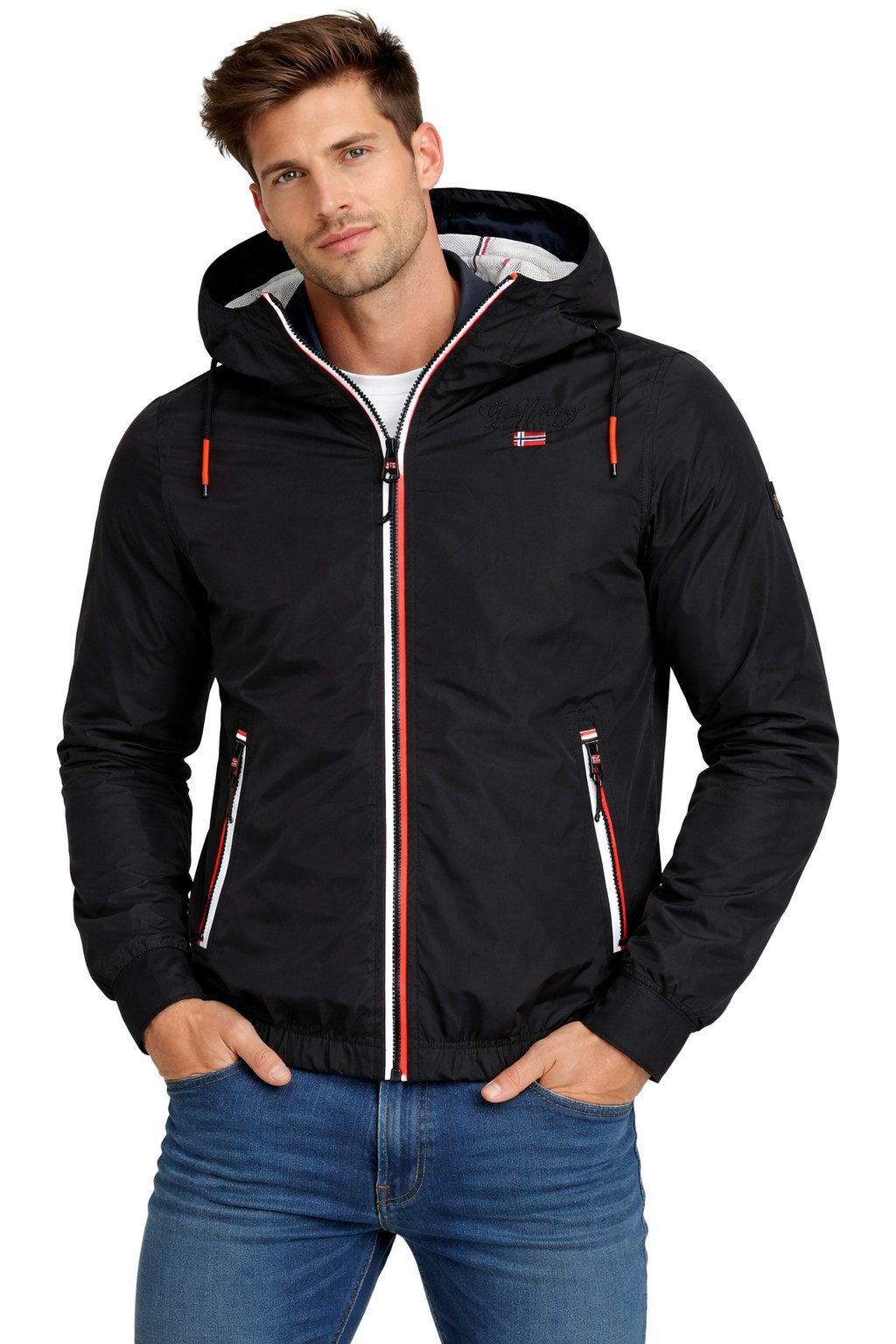 geographical norway Blouson Herren Jacke Übergangsjacke Outdoor Herbst Jacke Regen Sommer