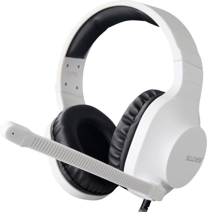 kabelgebunden Spirits SA-721 Gaming-Headset weiß Sades