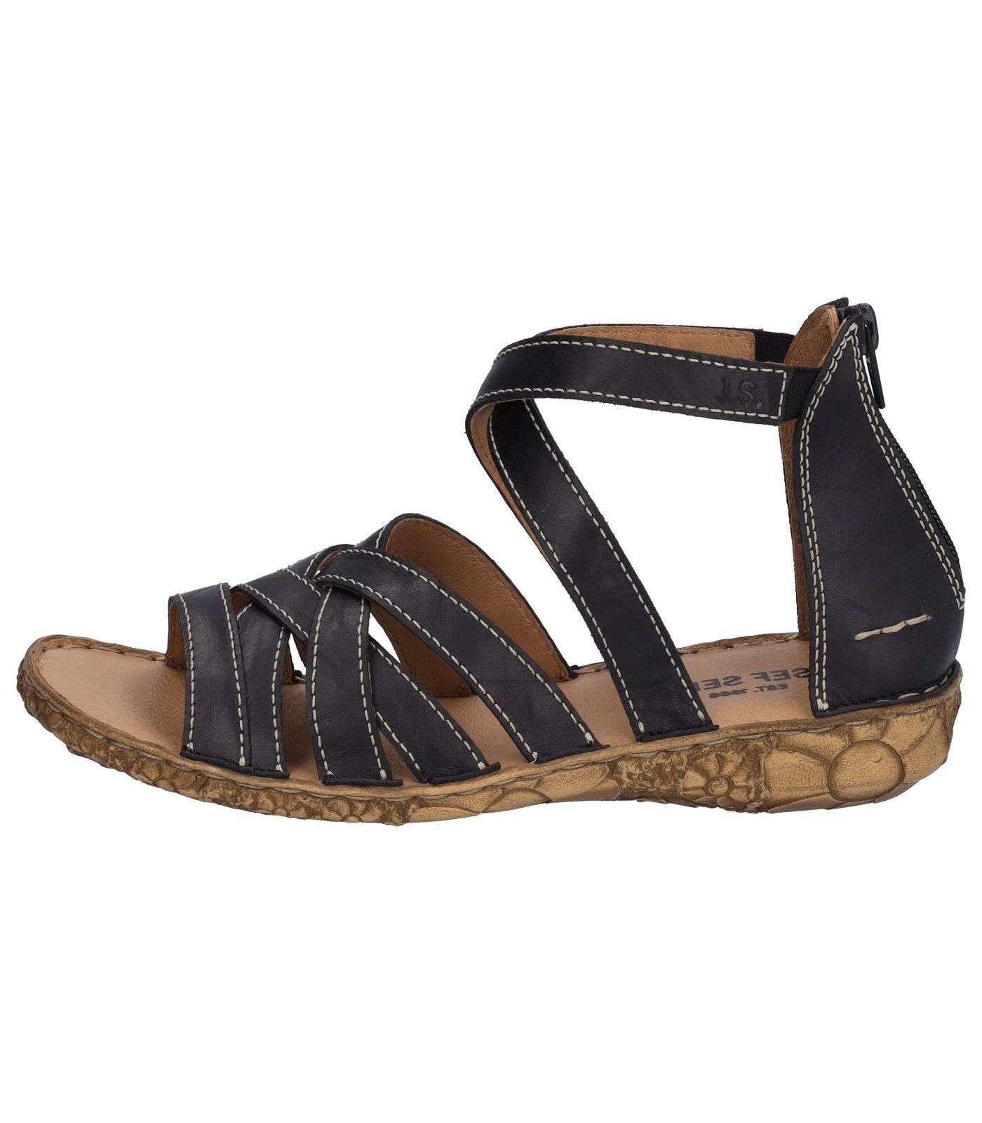 Josef Schwarz Riemchensandalette Leder Seibel Sandalen