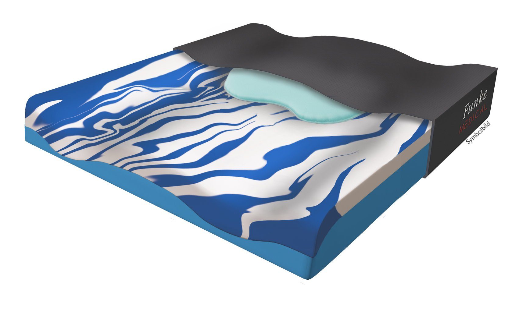 Funke Medical Sitzkissen GELSEAT Dekubitustherapie-Sitzkissen