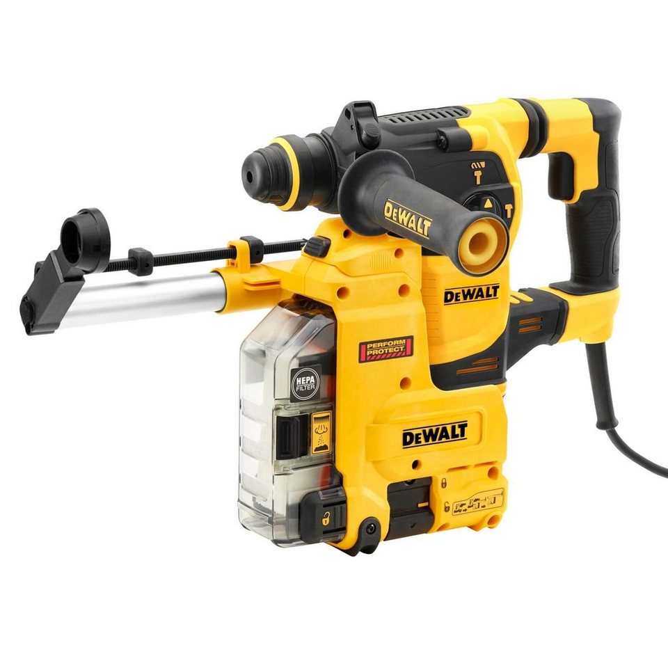 DeWalt Kombihammer DeWALT Kombihammer D25335K-QS SDS-plus 950W 3,5J +  Zubehör, 230 V, (Set), Neuentwickeltes Hammerwerk mit 25% mehr  Schlagenergie als das Vorgängermodell