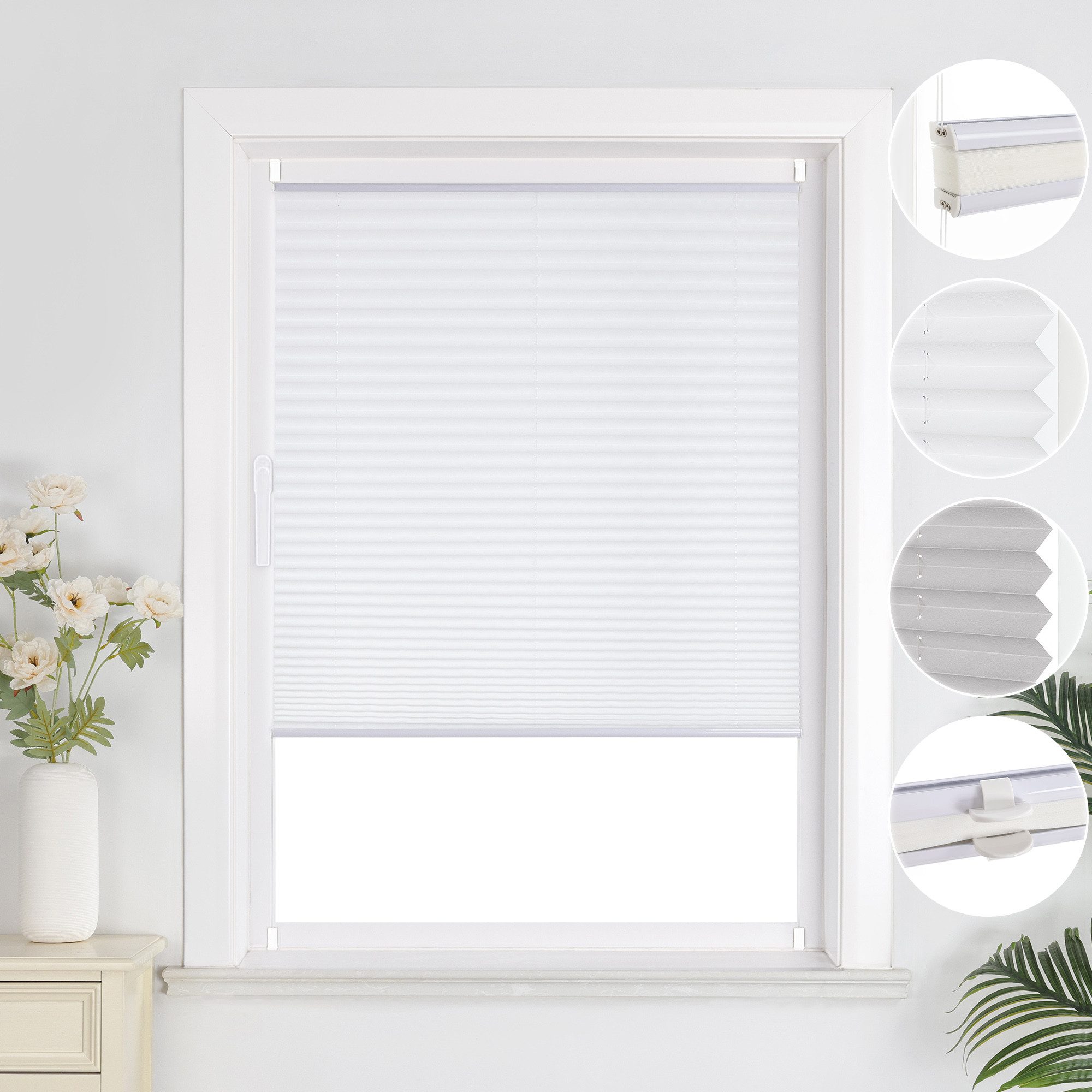 Joyswahl Plissee Maja, Lichtschutz, ohne Bohre, Klemmfix, Sonnenschutz, Sic günstig online kaufen