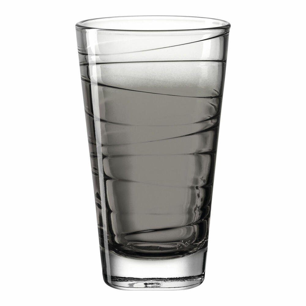 LEONARDO Glas Vario Struttura anthrazit 280 ml, Glas
